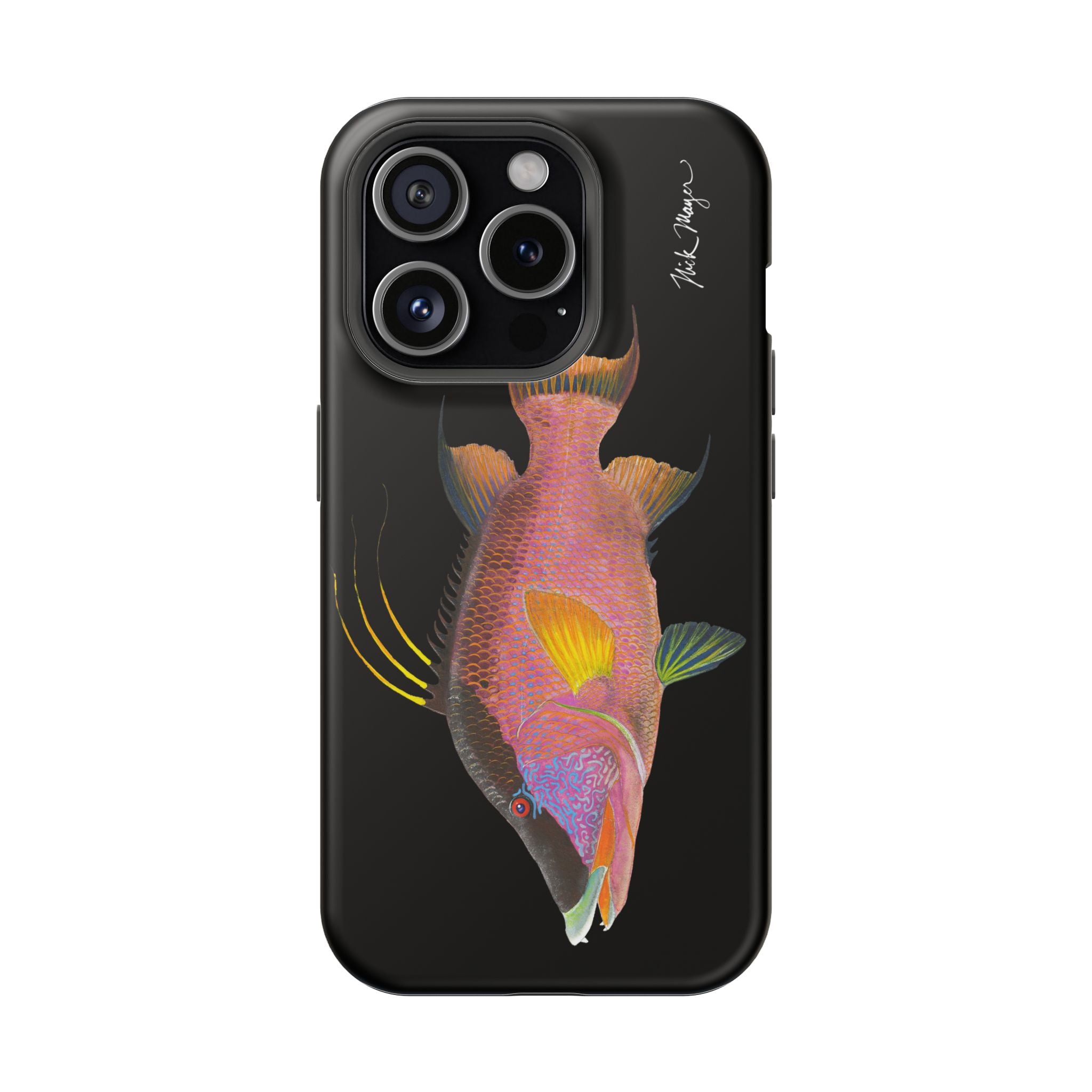 Hogfish MagSafe Black iPhone Case Printify