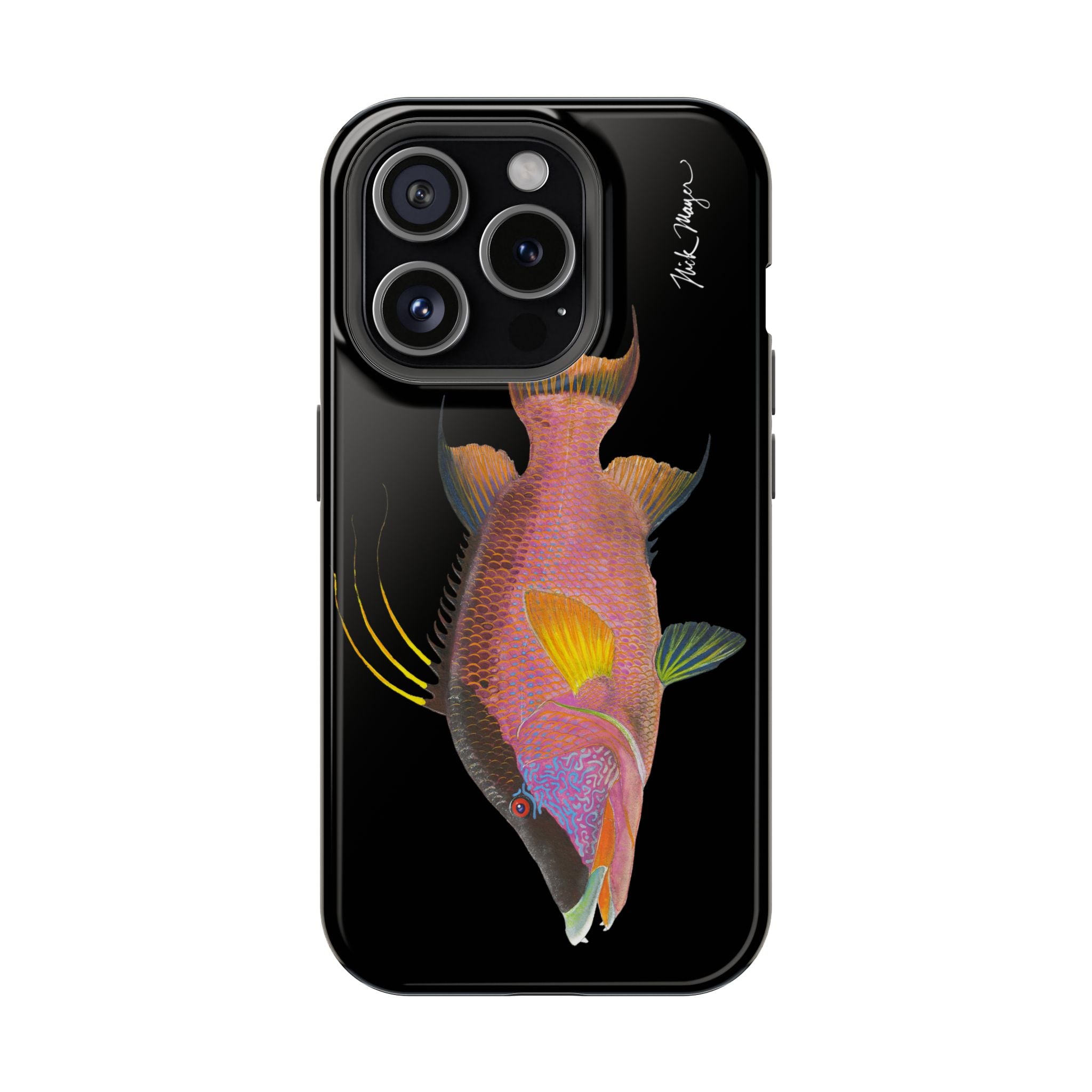 Hogfish MagSafe Black iPhone Case Printify