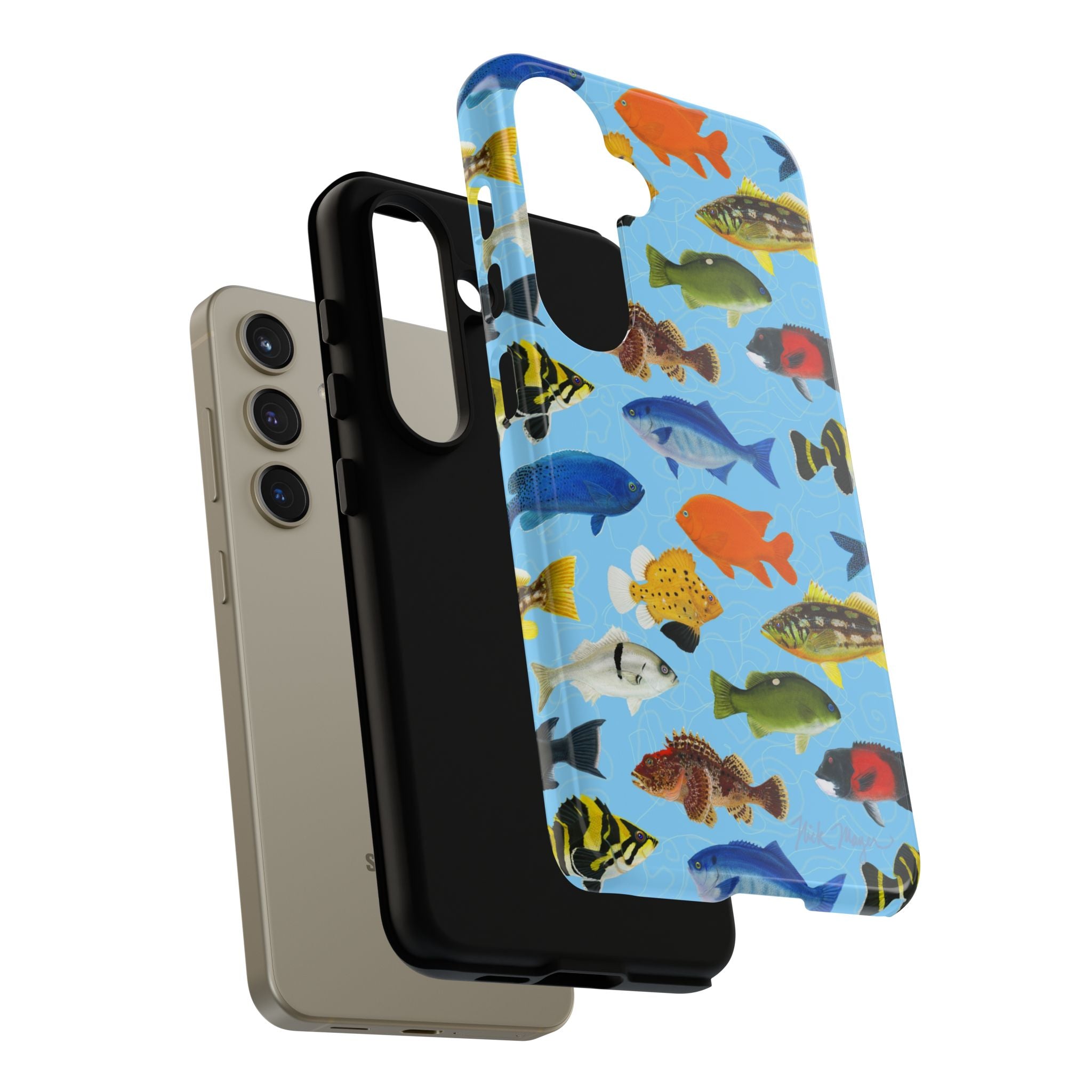 NEW California Fish Blue Phone Case (Samsung)