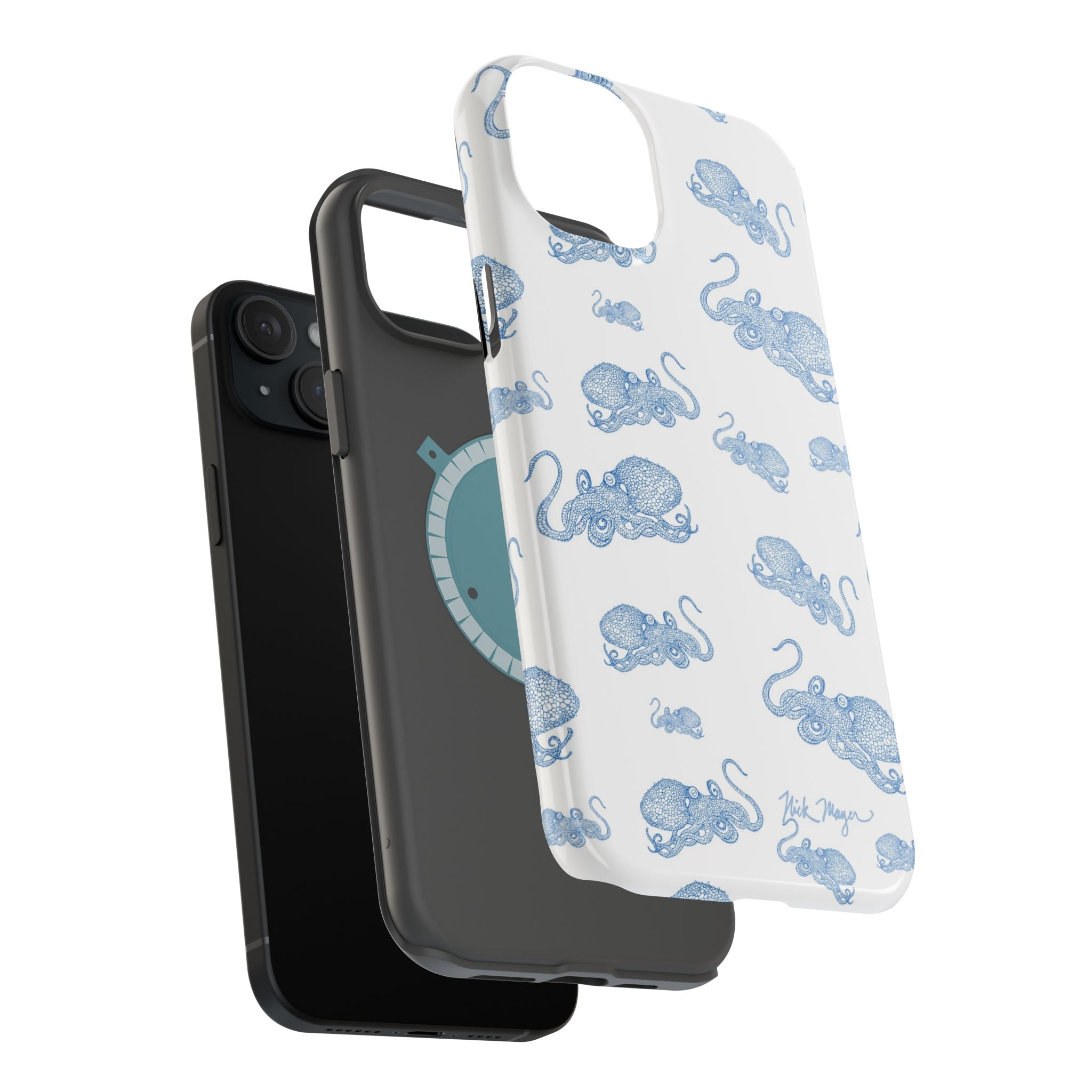 NEW Blue Octopus 2 MagSafe iPhone Case