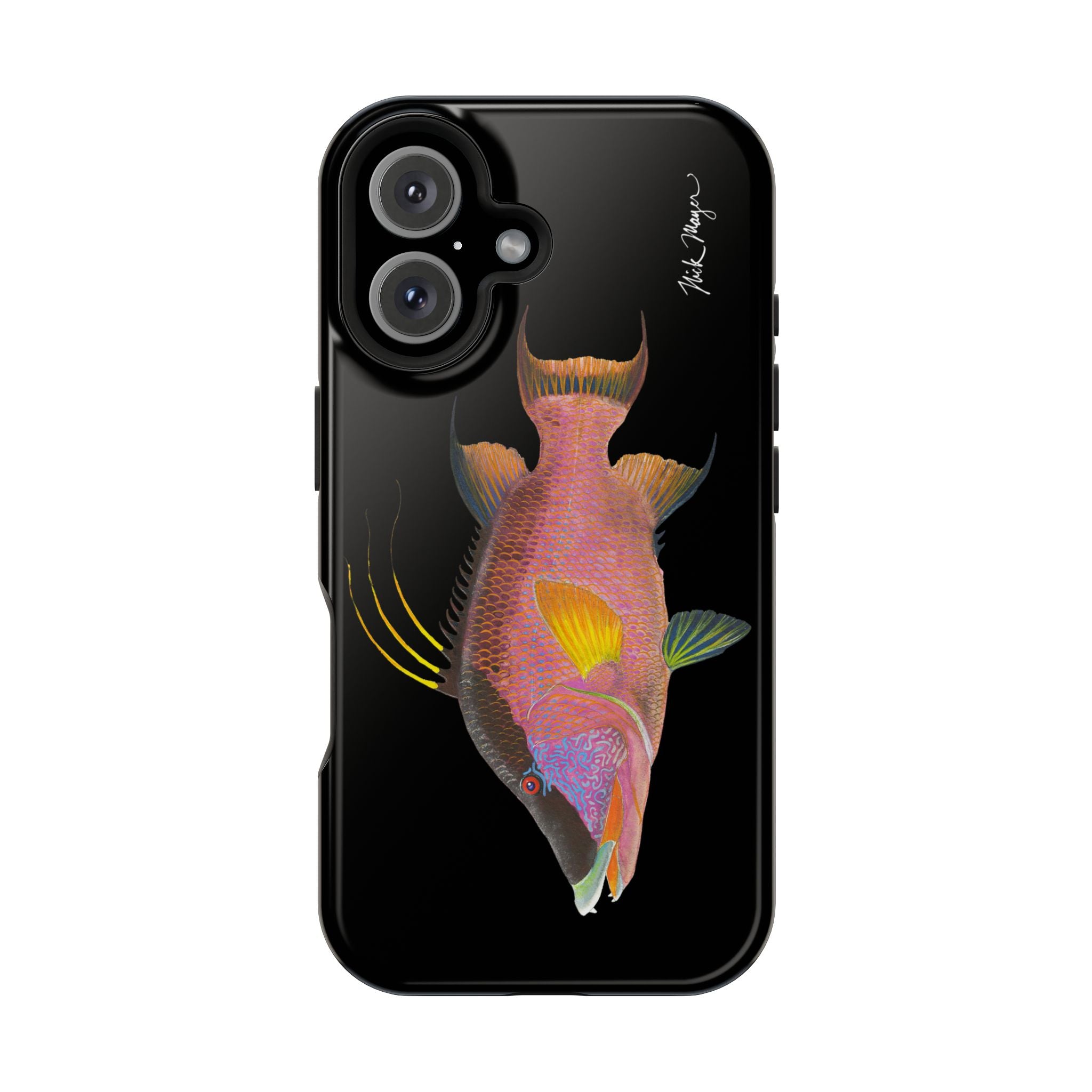 Hogfish MagSafe Black iPhone Case Printify