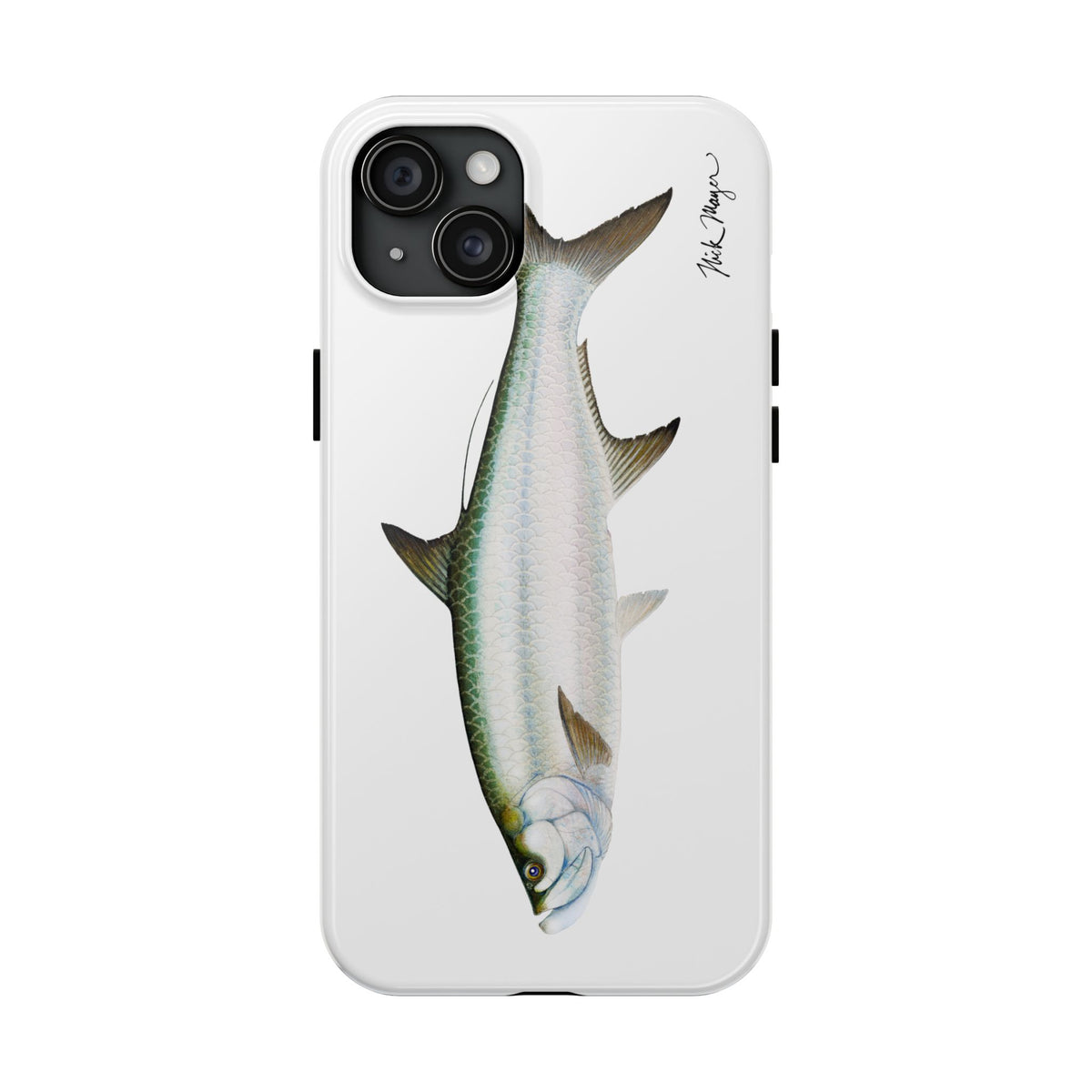 Tarpon White Phone Case (iPhone) Printify