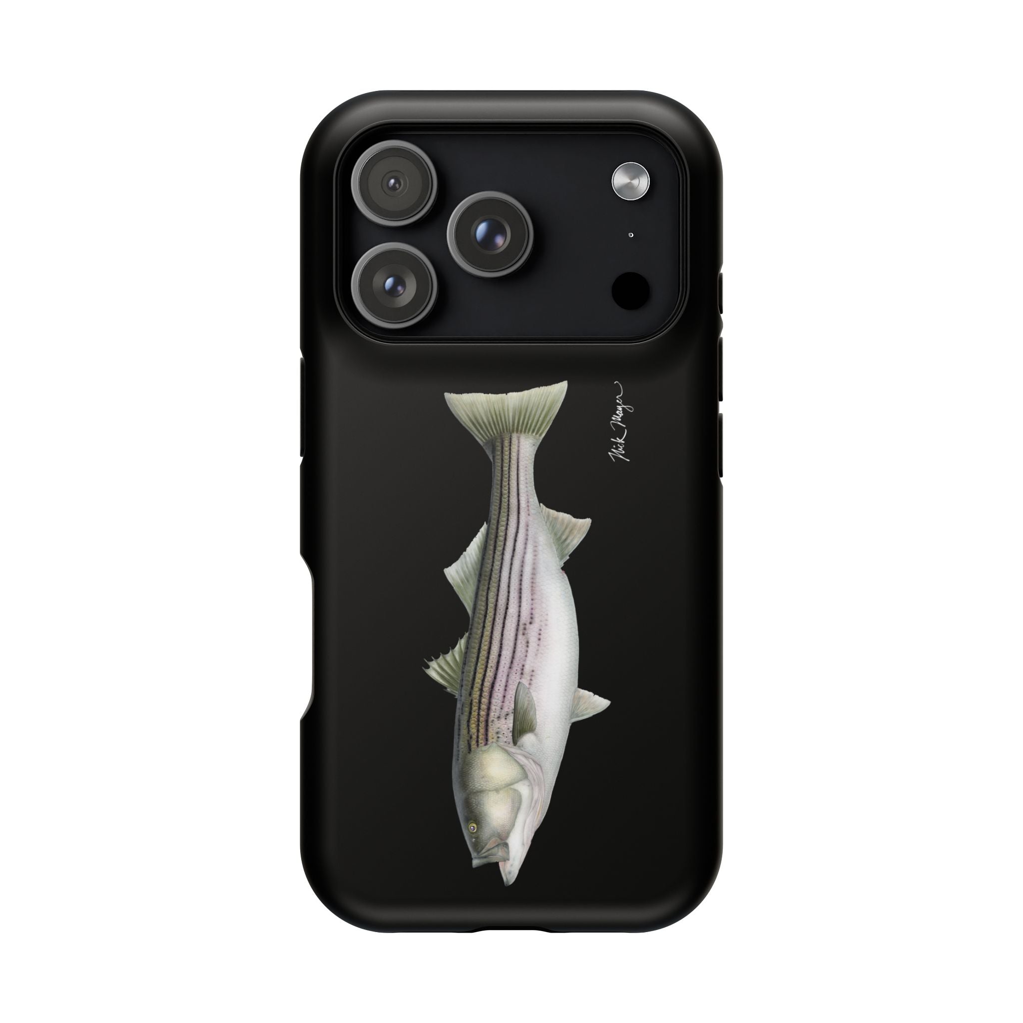 30 lb Striper MagSafe Black iPhone Case