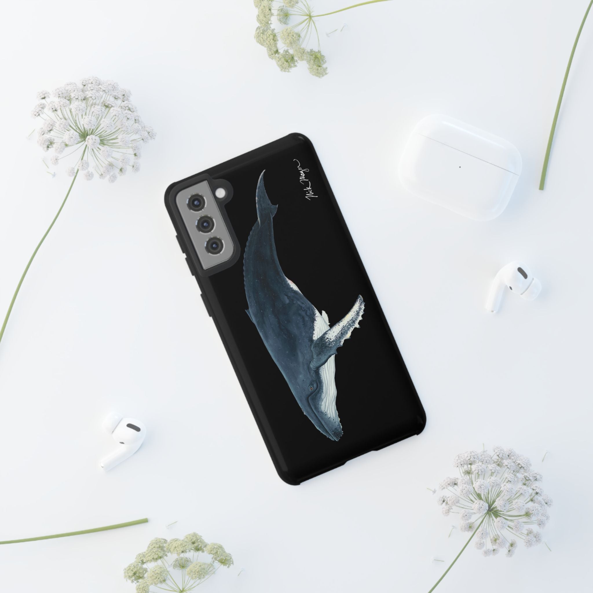 Humpback Black Phone Case (Samsung)