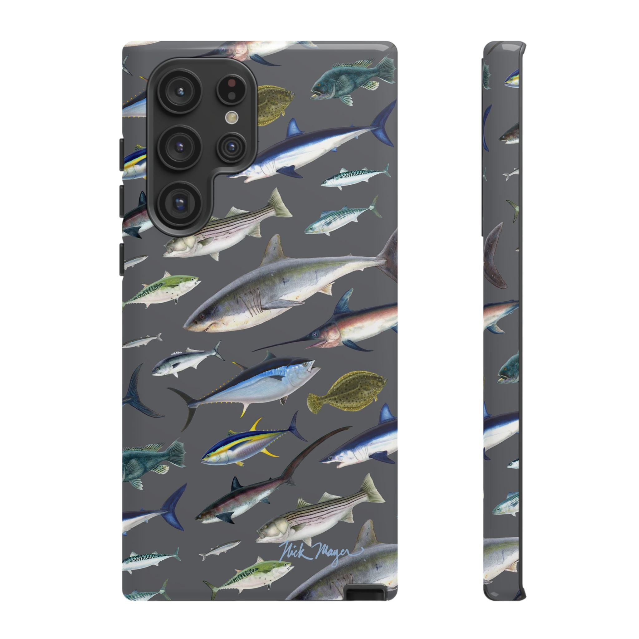 New England Offshore Fish Grey Phone Case, NEW!  (Samsung)