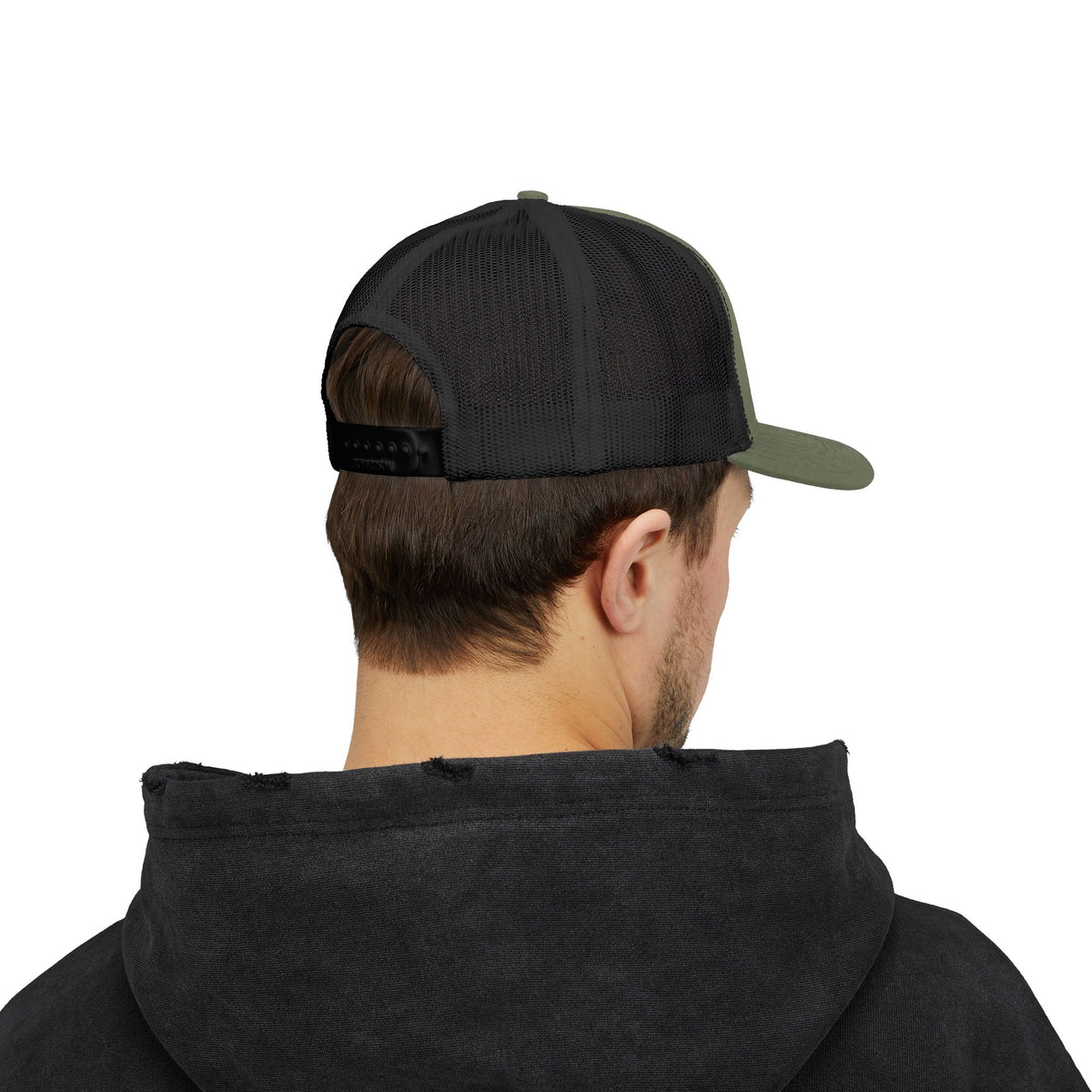 Bull Mahi Embroidered Snapback Trucker Hat Printify