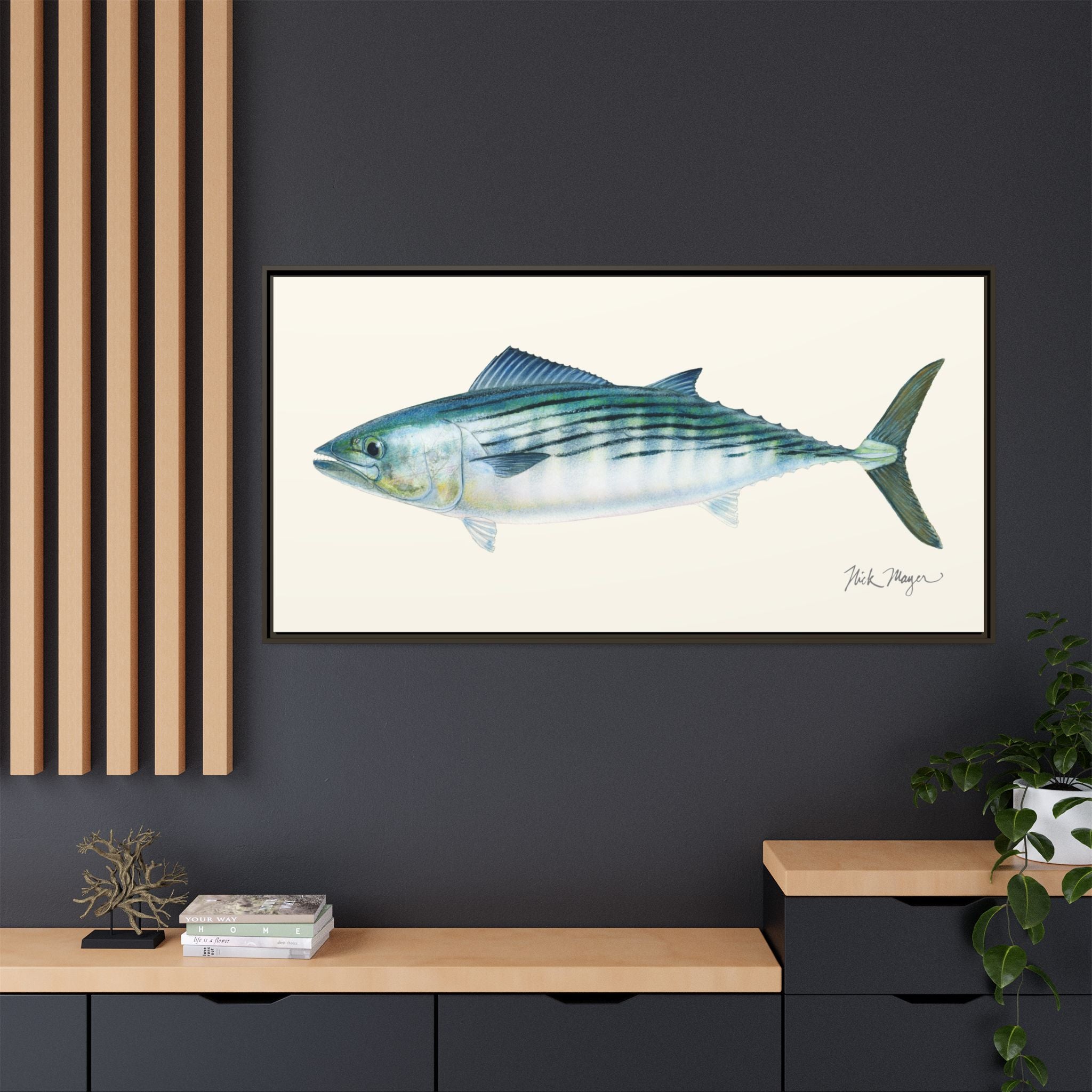 Bonito Framed Canvas Print Printify