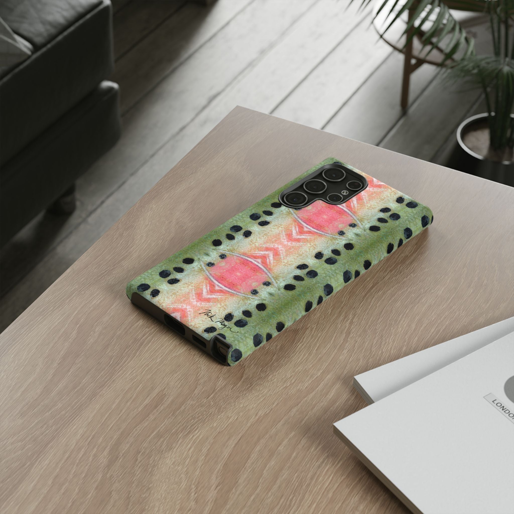 Rainbow Trout Pattern Phone Case (Samsung) Printify