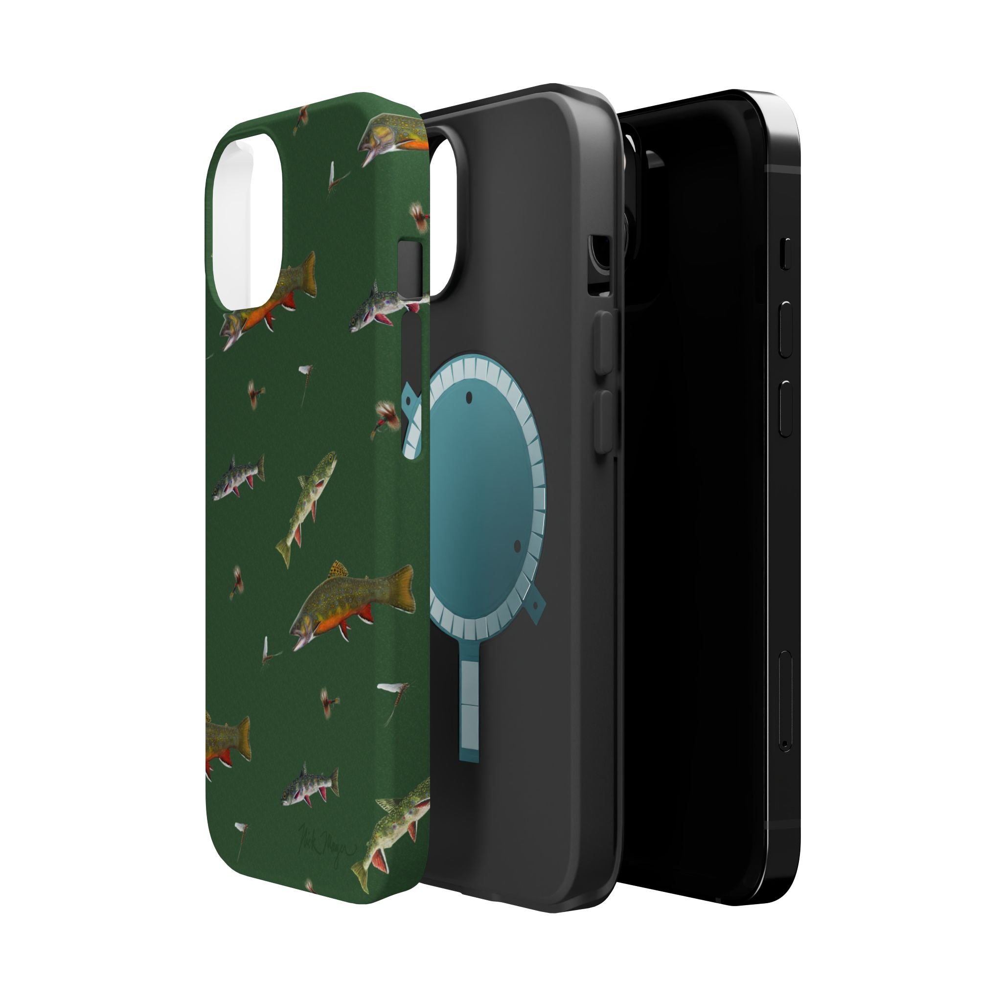 Trout and Flies MagSafe iPhone Case