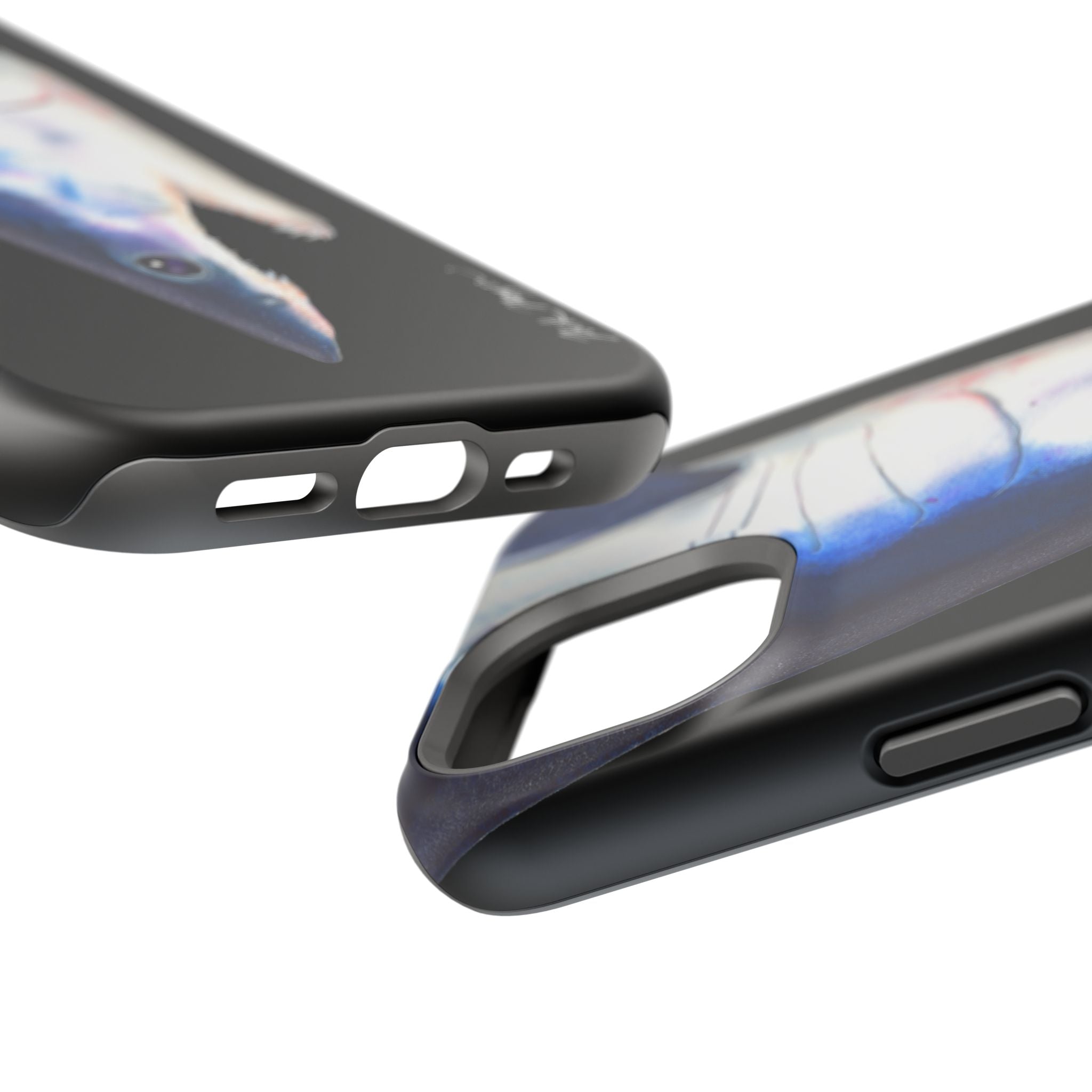 Mako Shark Face MagSafe Black iPhone Case