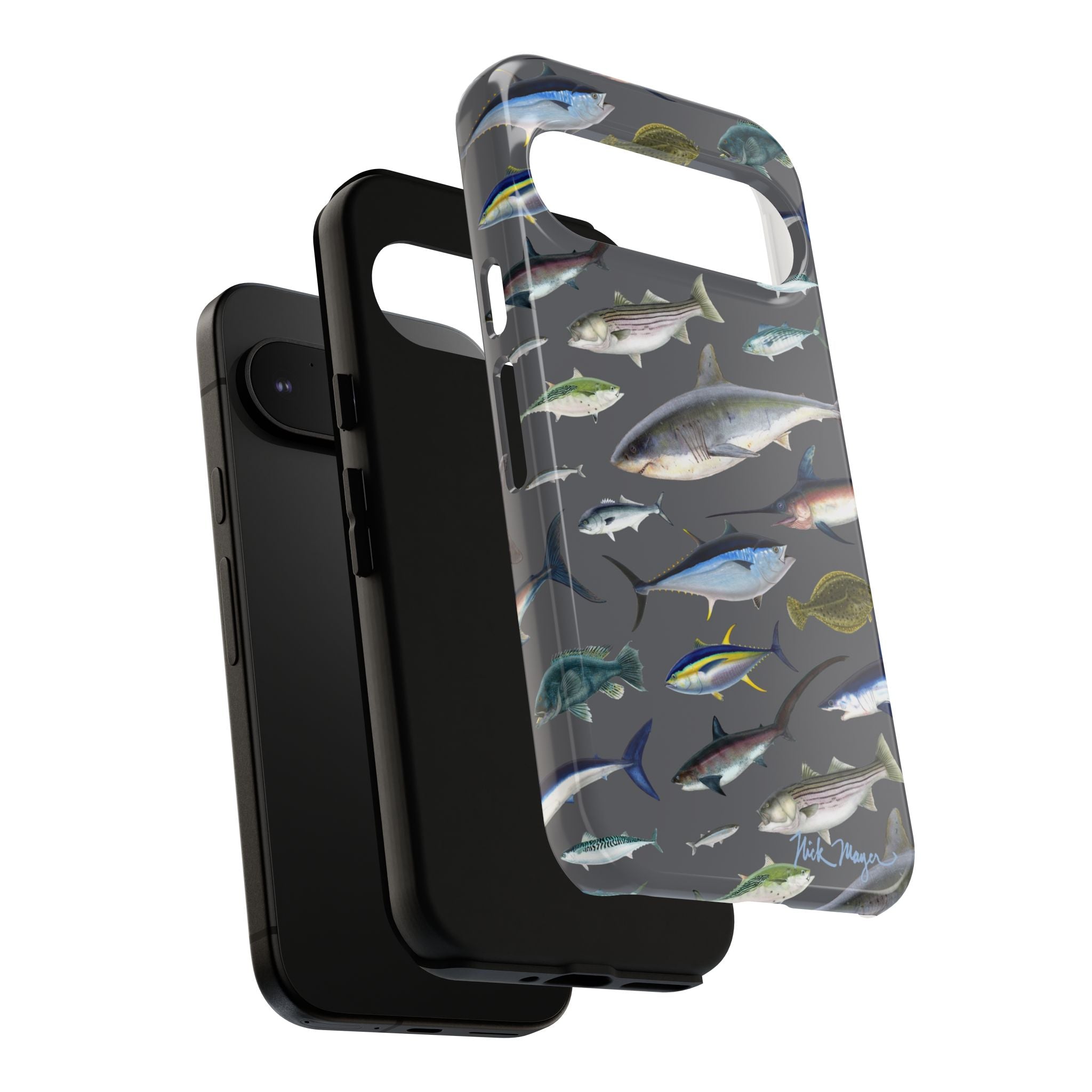 New England Offshore Fish Grey Phone Case, NEW!  (Samsung)