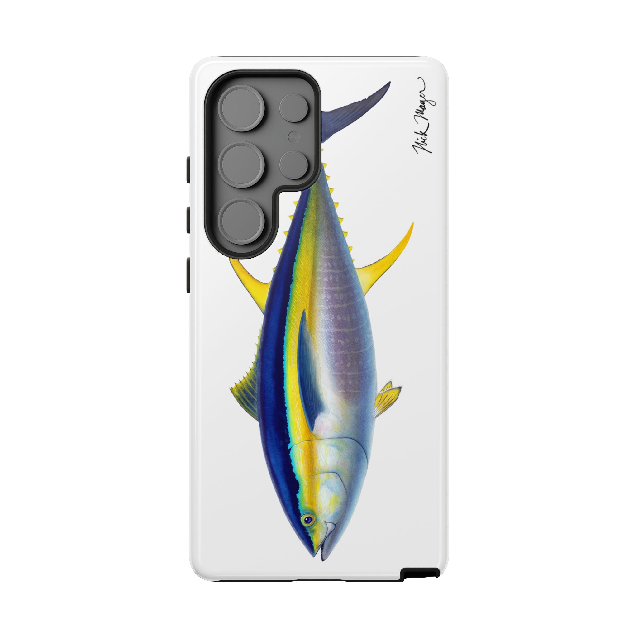 Yellowfin Tuna White Phone Case (Samsung)