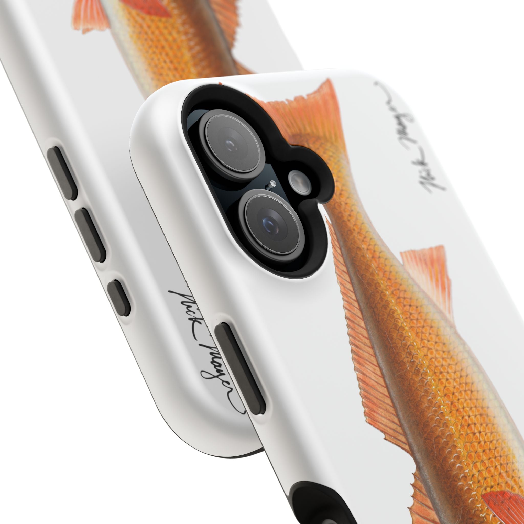 Redfish MagSafe White iPhone Case