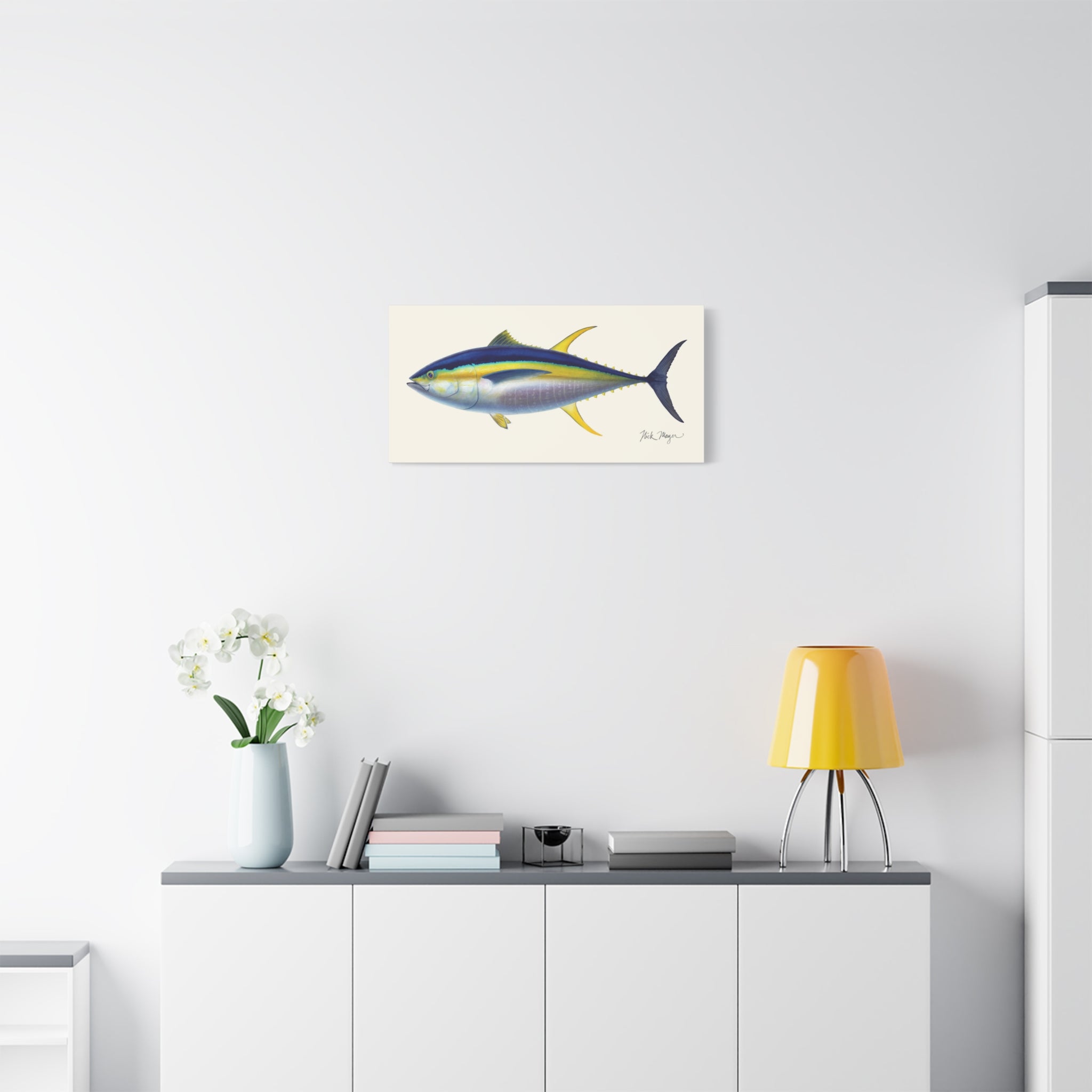 Yellowfin Tuna Canvas Print