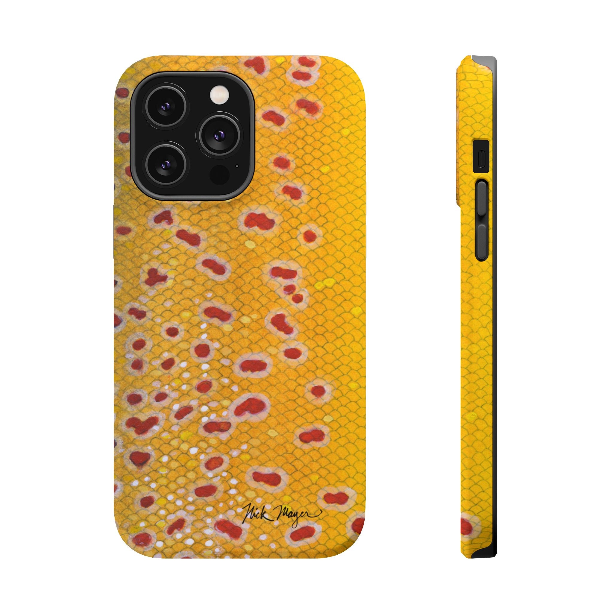 Brown Trout 3 Skin MagSafe iPhone Case