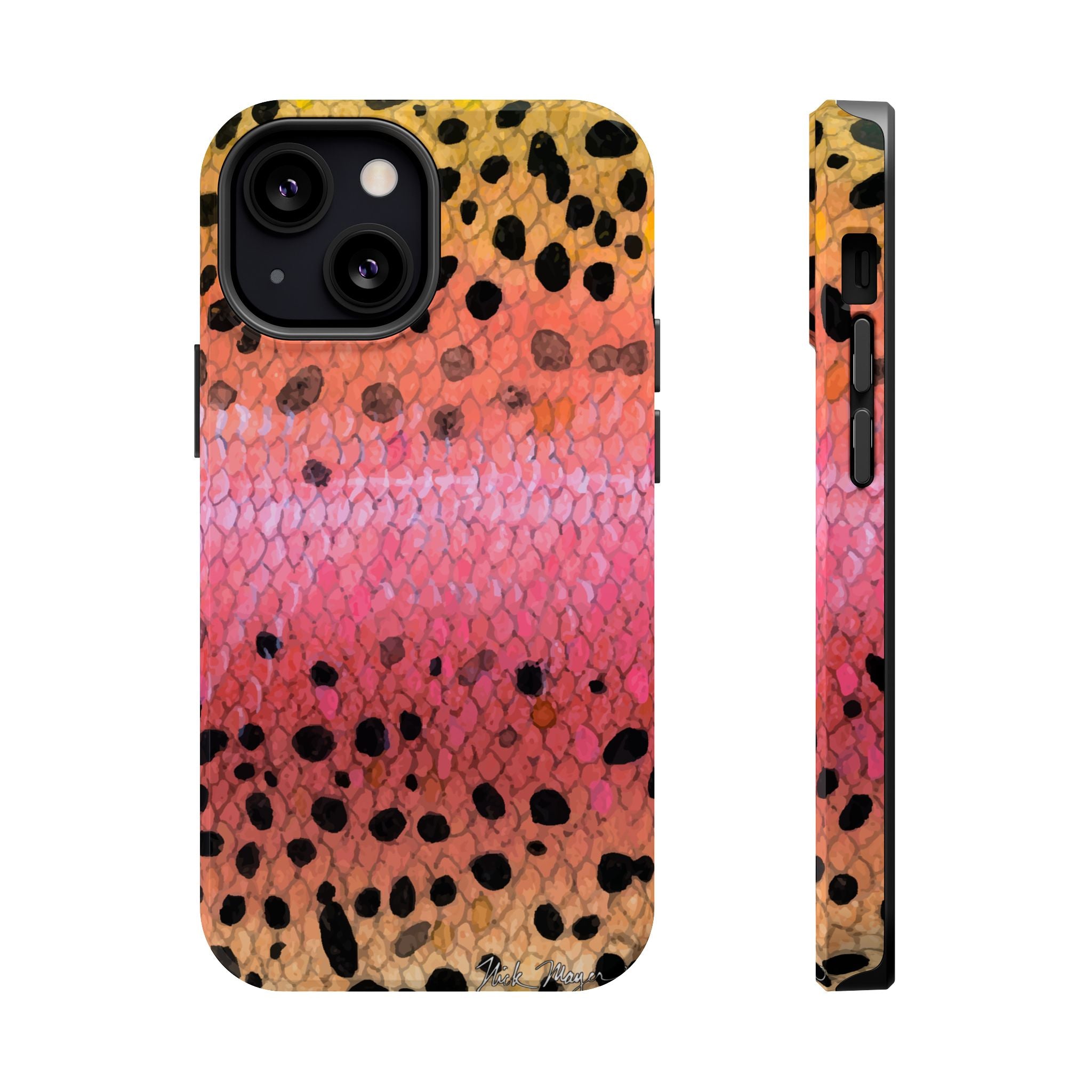 Rainbow Trout Skin MagSafe iPhone Case