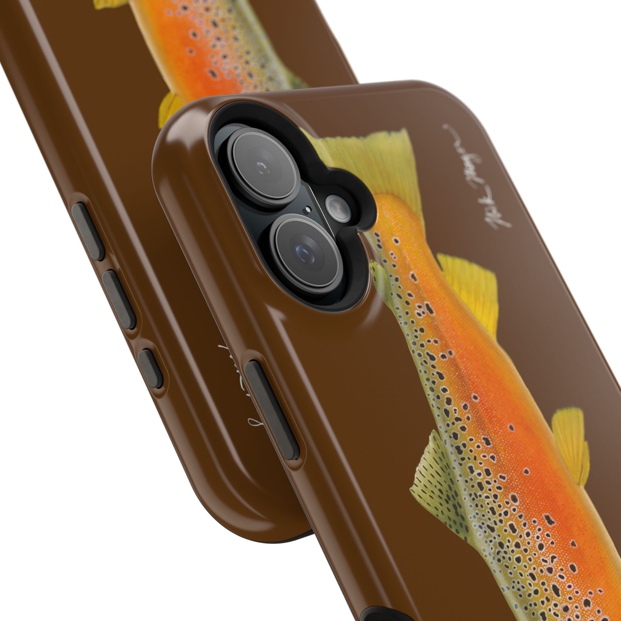Brown Trout 2 Brown MagSafe iPhone Case, Limited Run