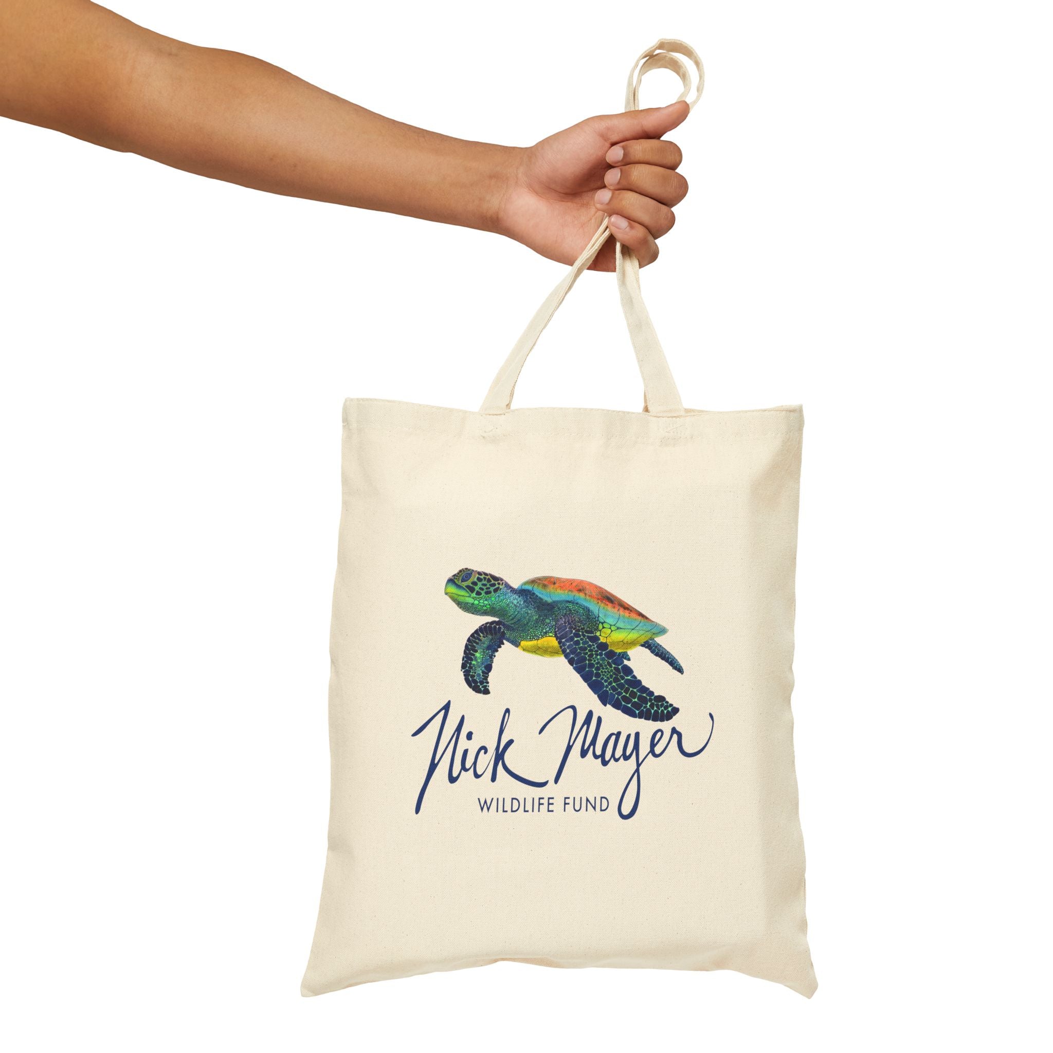 Nick Mayer Wildlife Fund Cotton Canvas Tote Bag