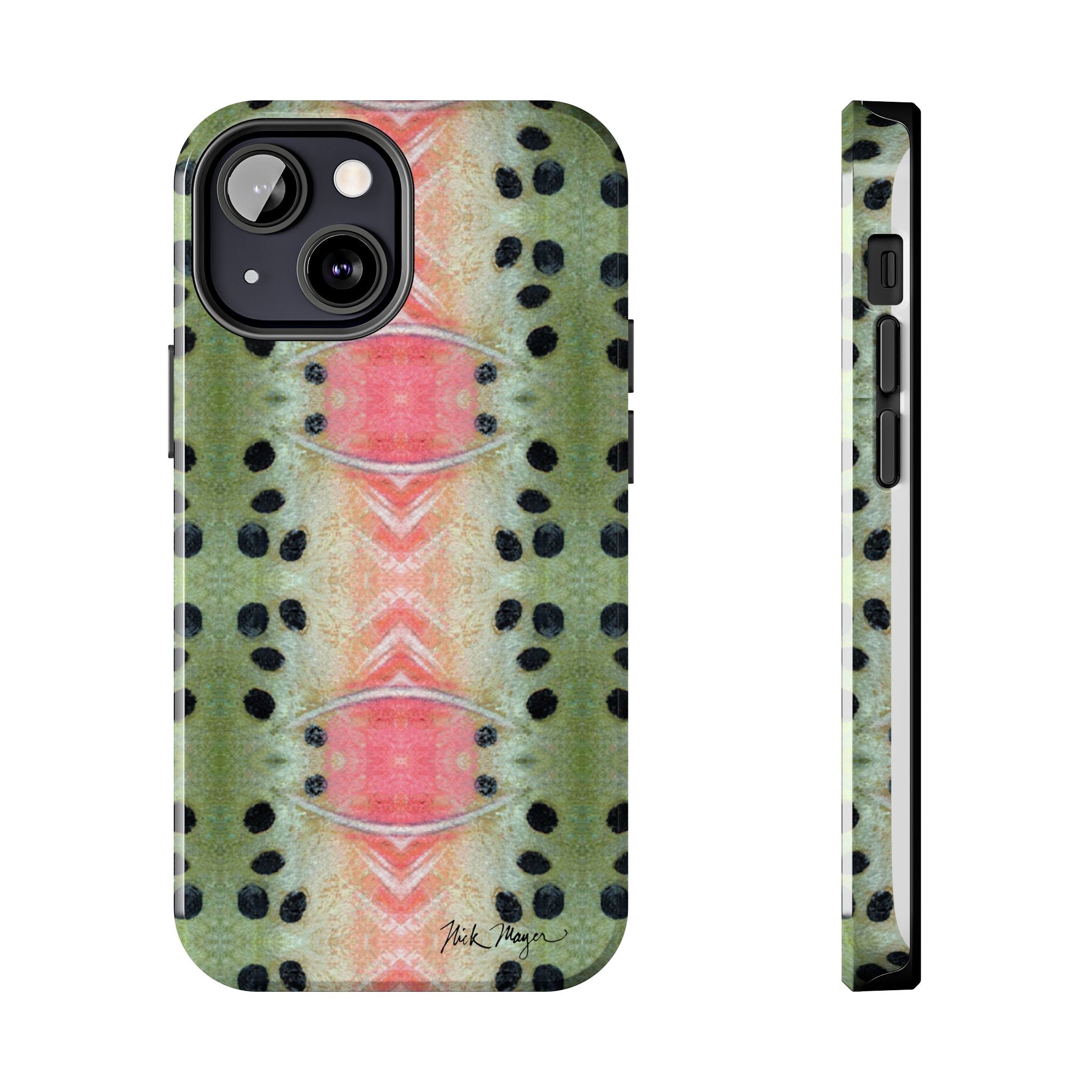 Rainbow Trout Pattern Phone Case (iPhone)