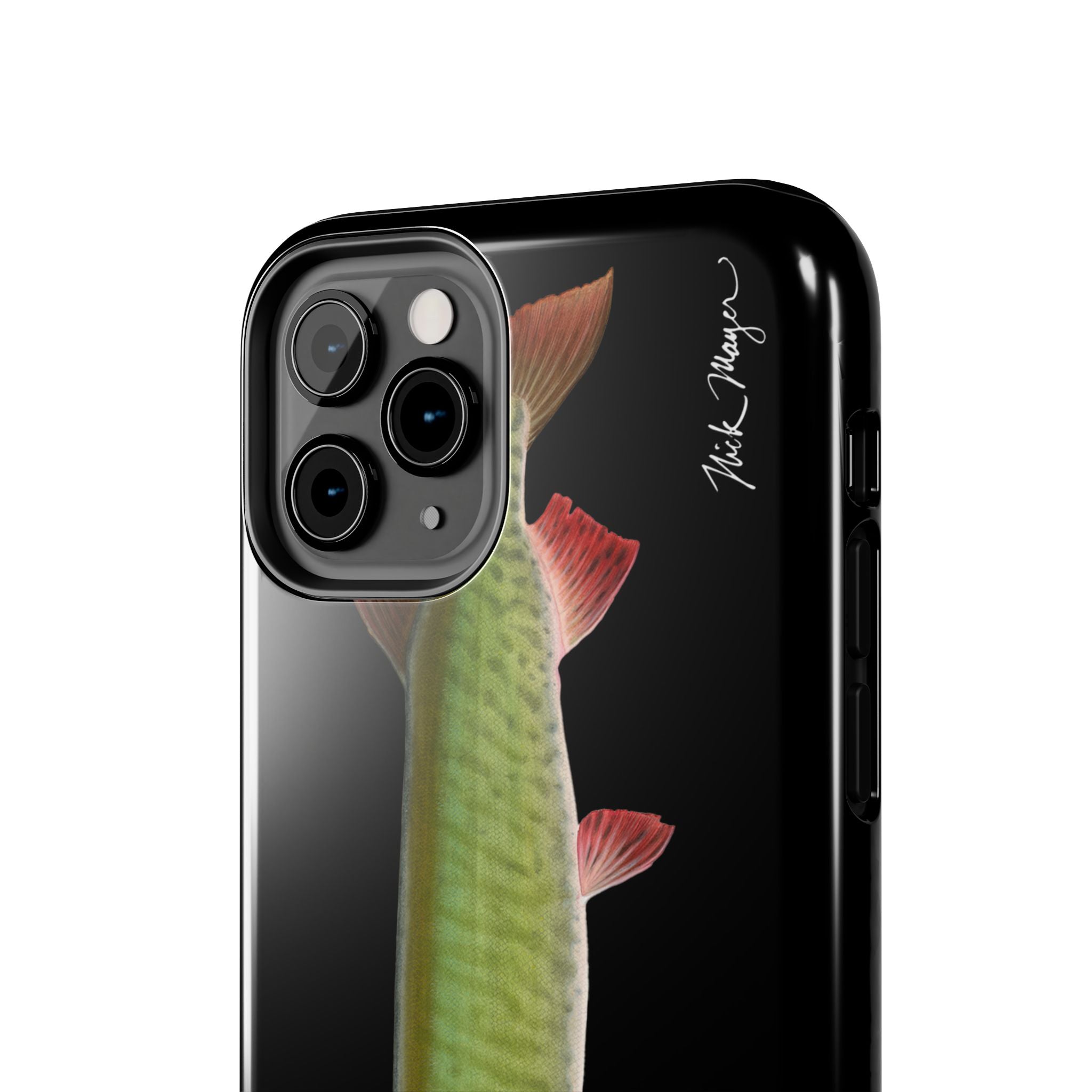 Trophy Muskie Black Phone Case (iPhone)