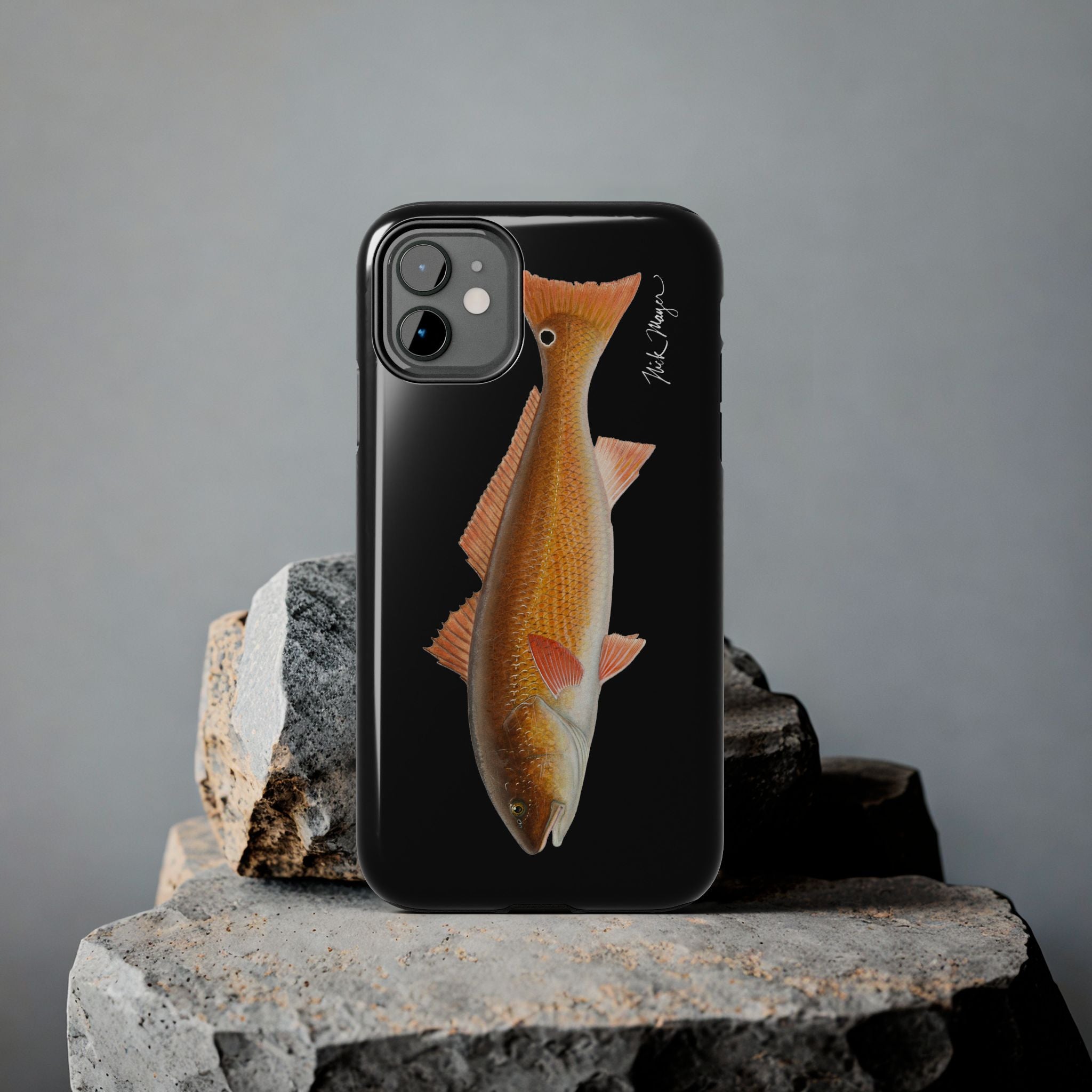 Redfish Black Phone Case (iPhone)