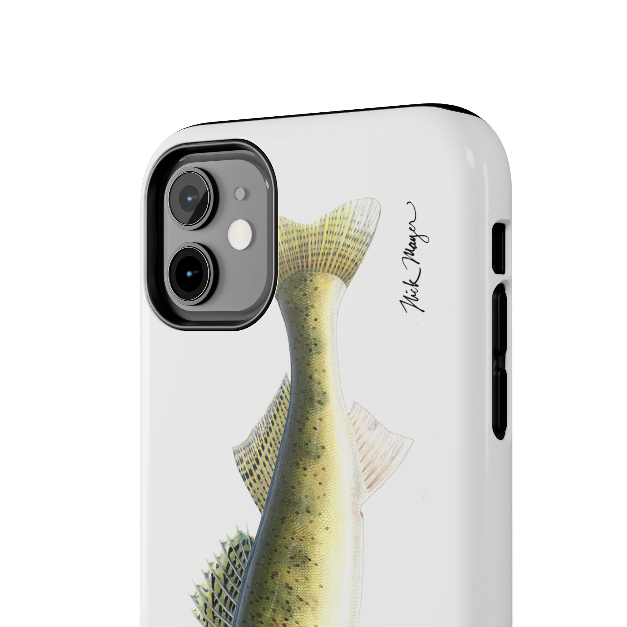 Walleye White Phone Case (iPhone)