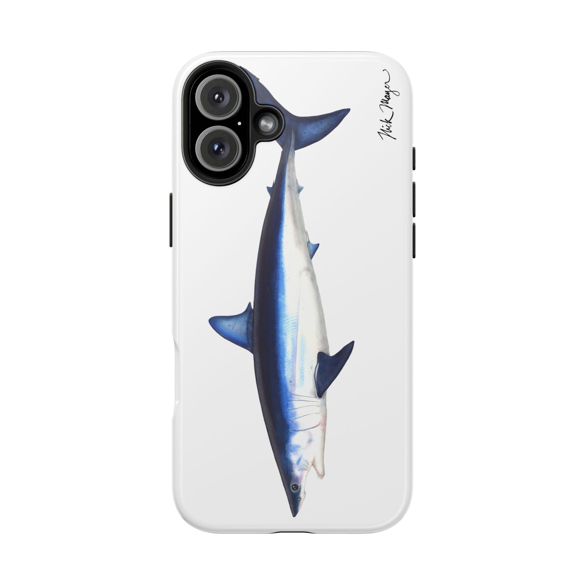 Mako Shark White Phone Case (iPhone)