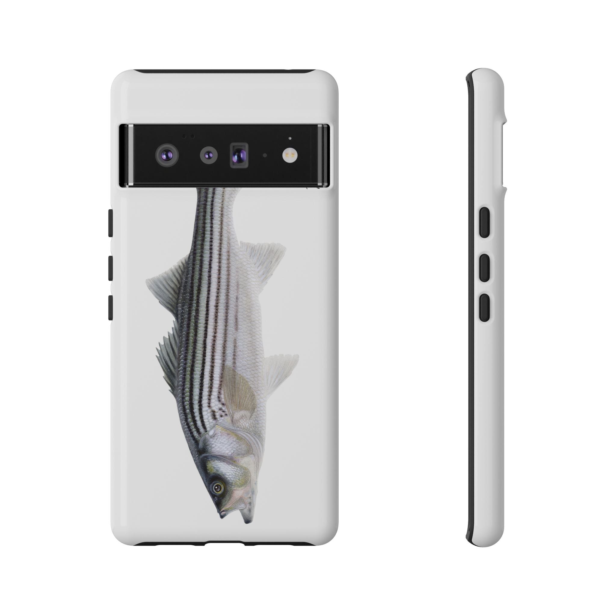 Schoolie Striper White Phone Case (Samsung) Printify