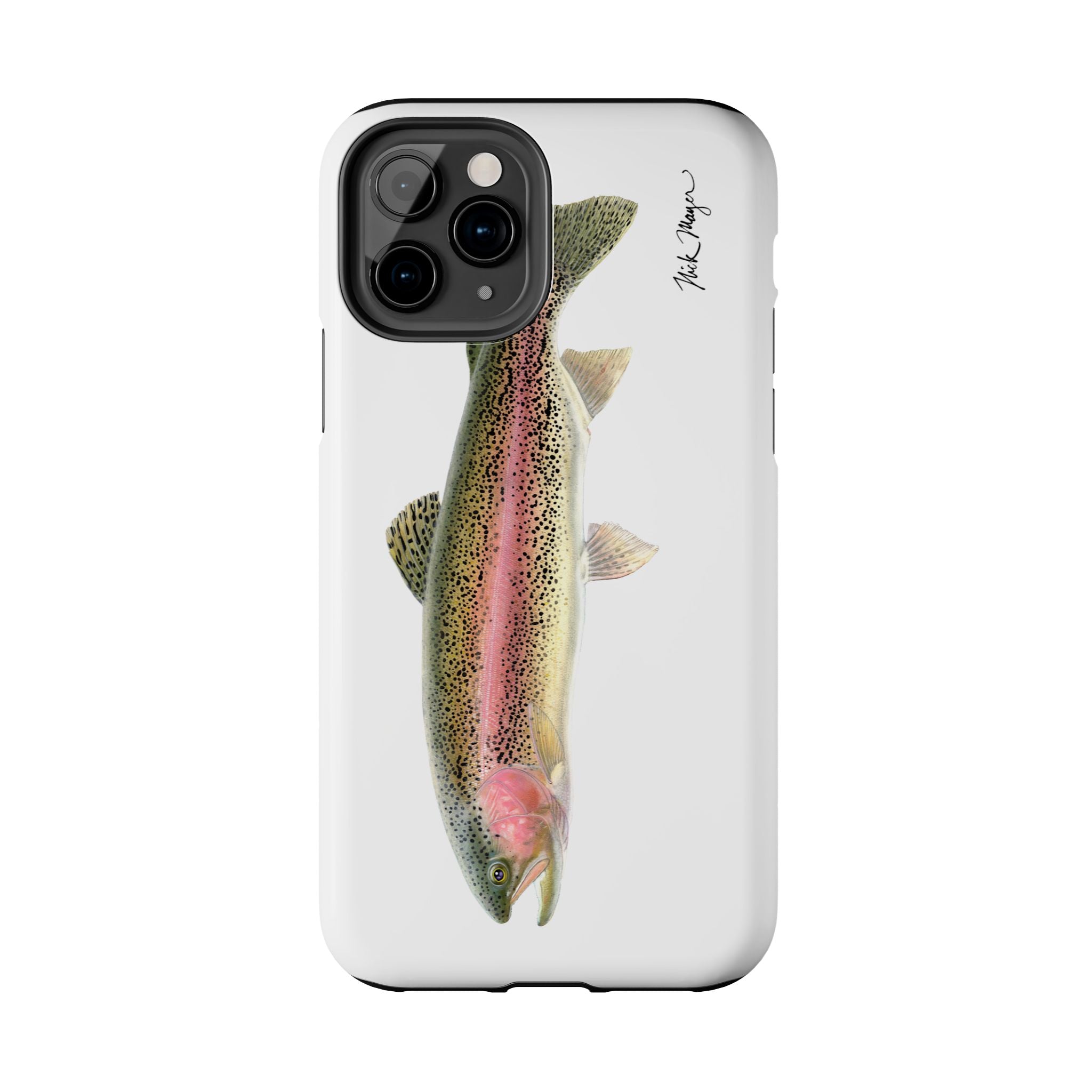 Rainbow Trout White Phone Case (iPhone)