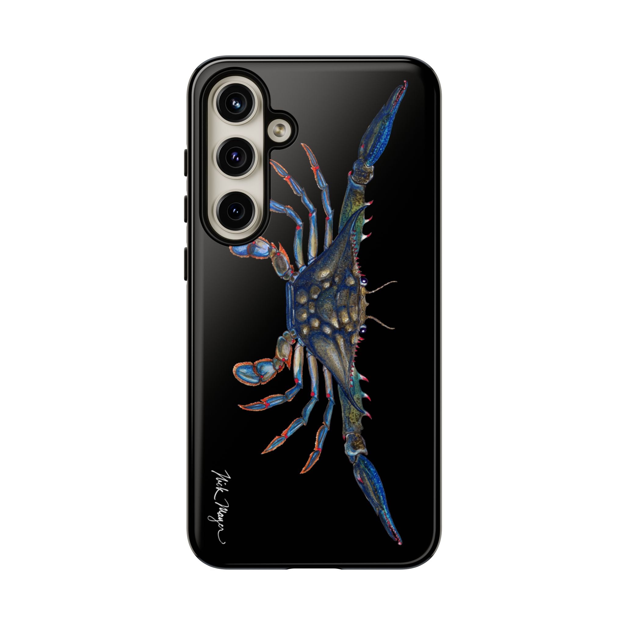 Blue Crab Black Phone Case (Samsung)