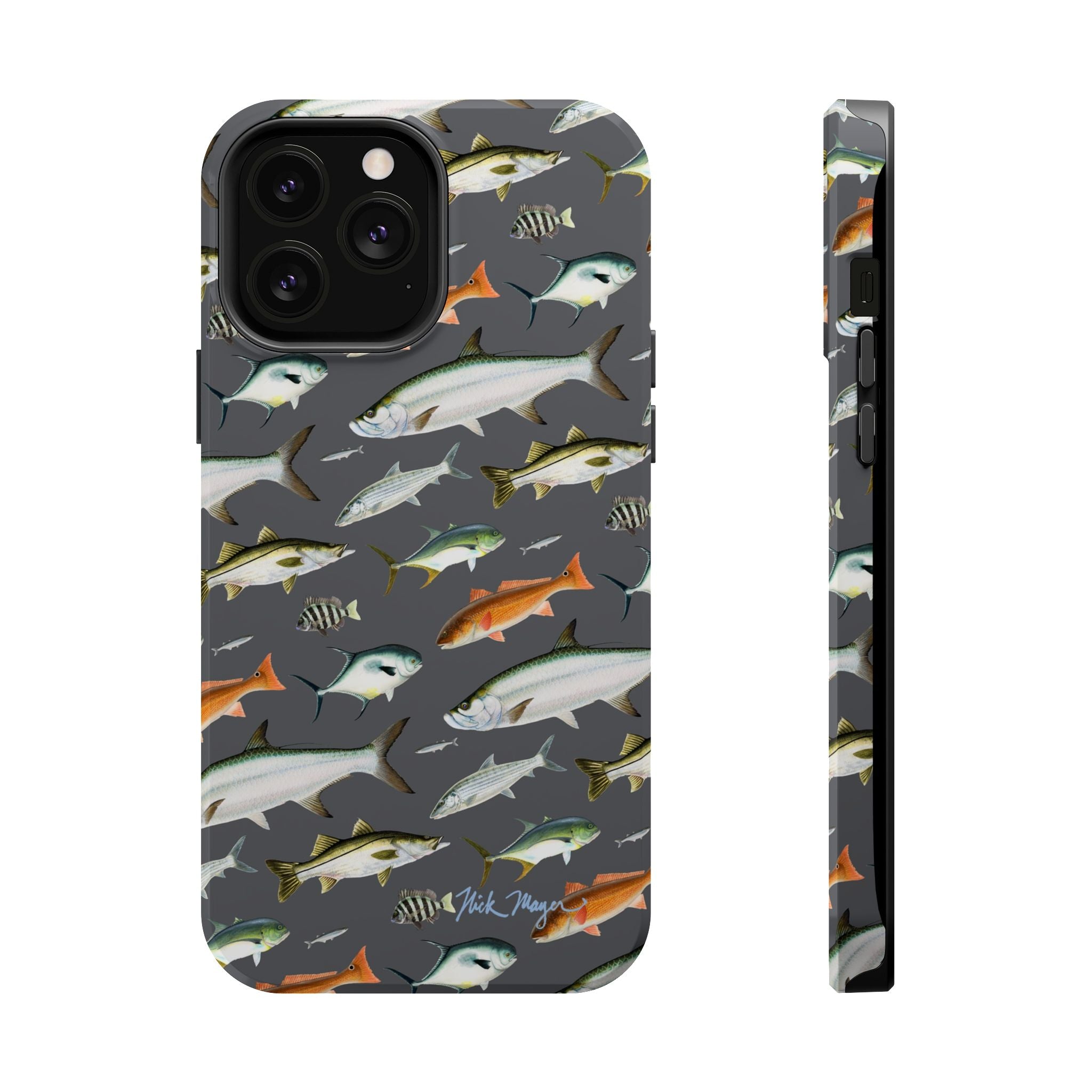 NEW Southern Fish Grey MagSafe iPhone Case