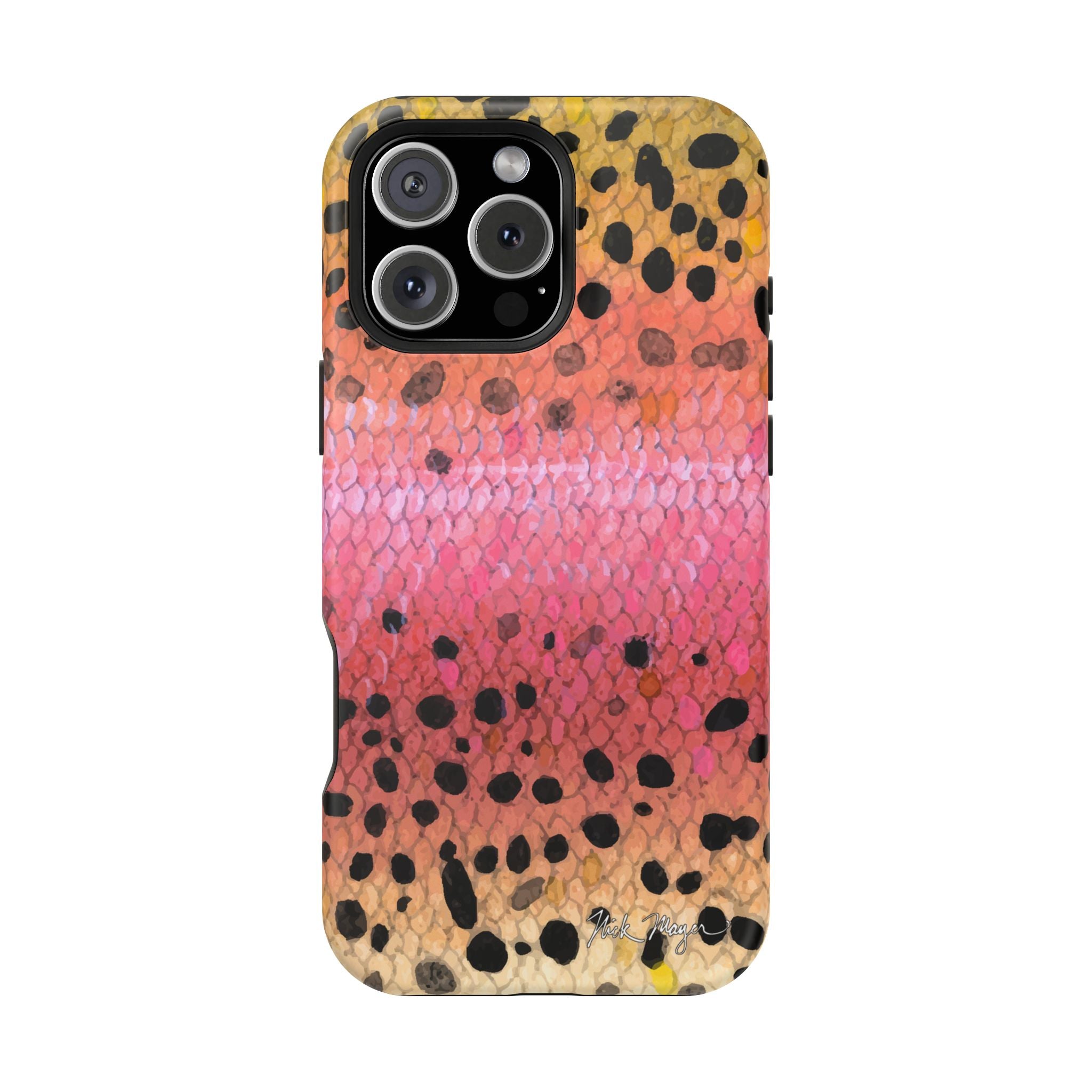 Rainbow Trout Skin MagSafe iPhone Case