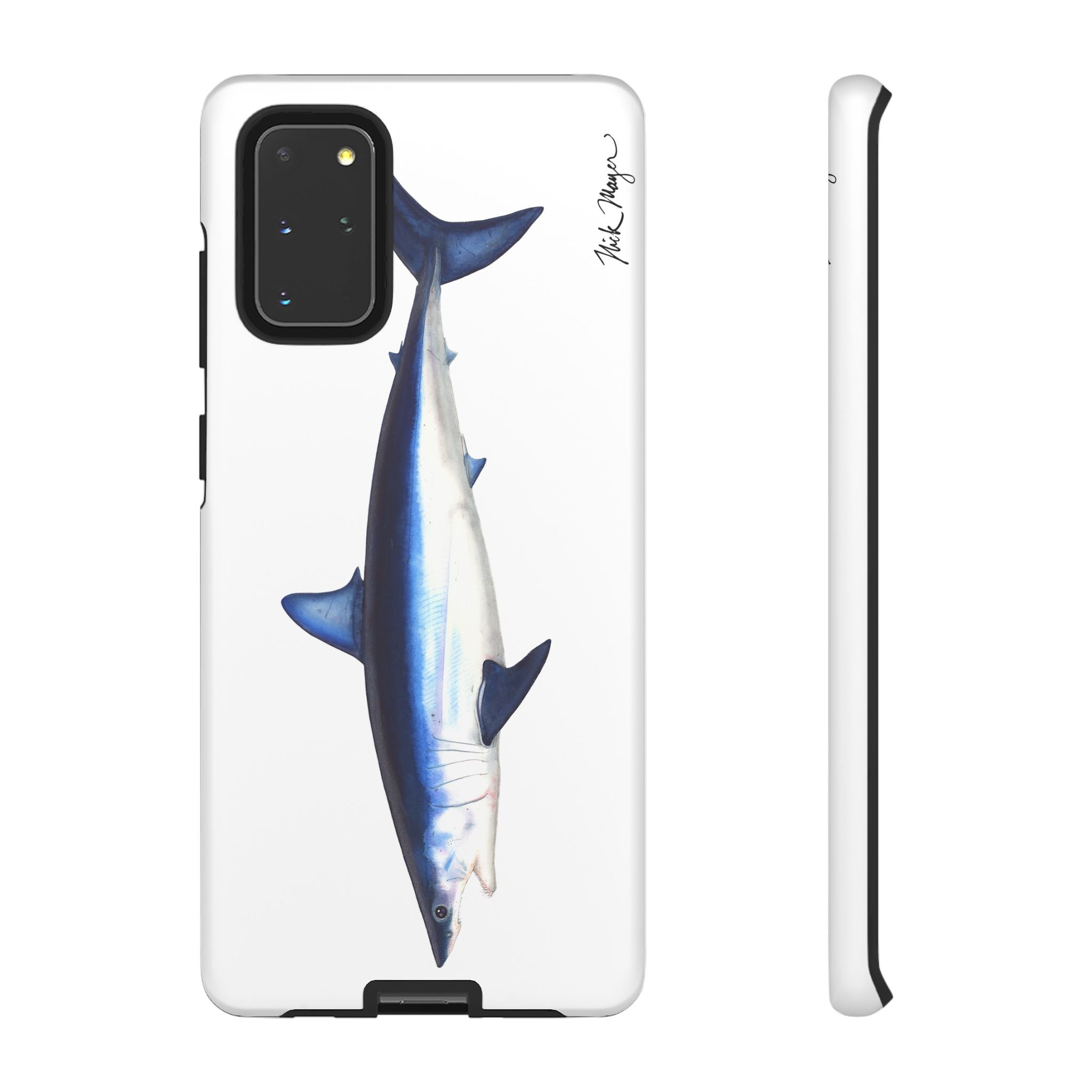 Mako Shark White Phone Case (Samsung)