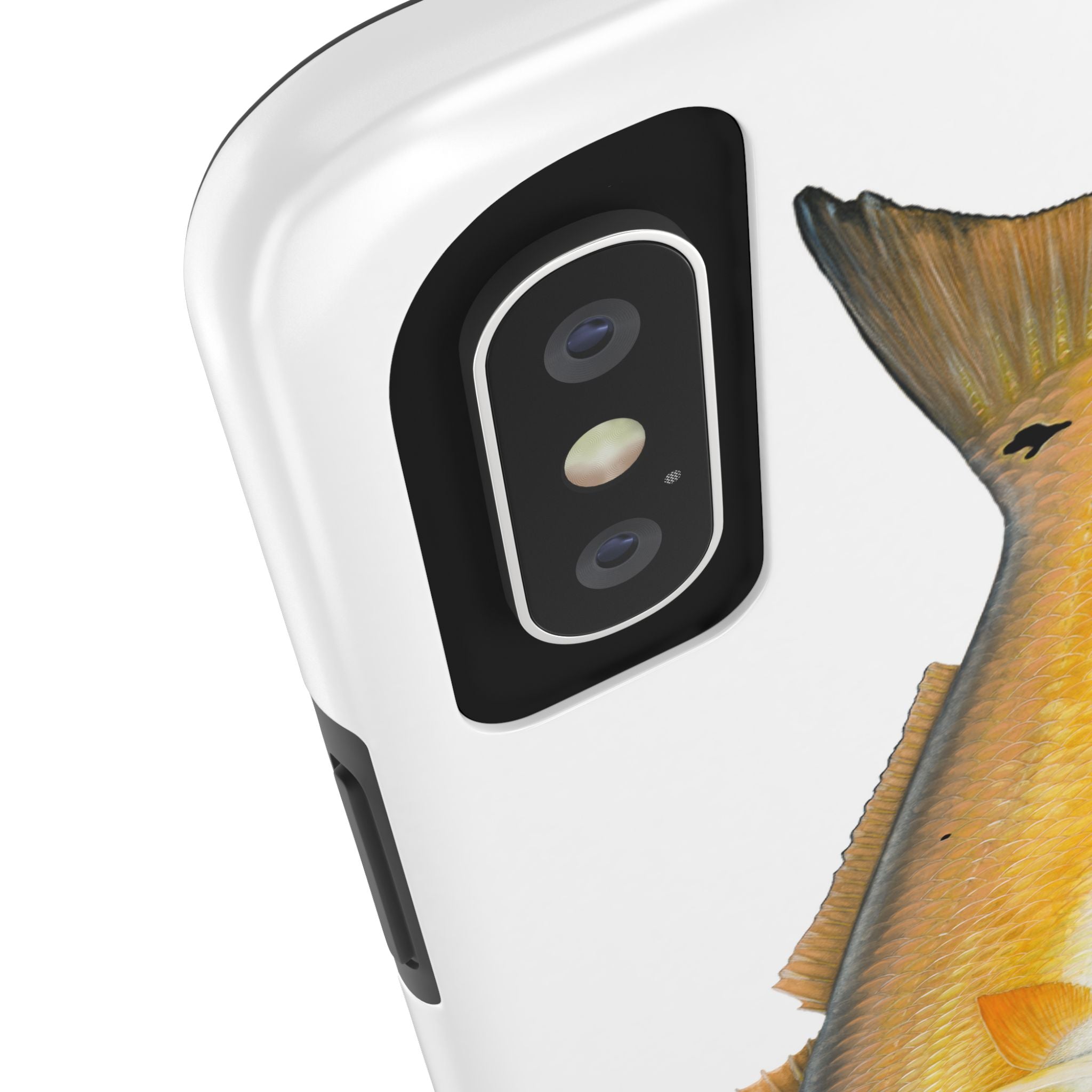 Bull Redfish White Phone Case (iPhone)
