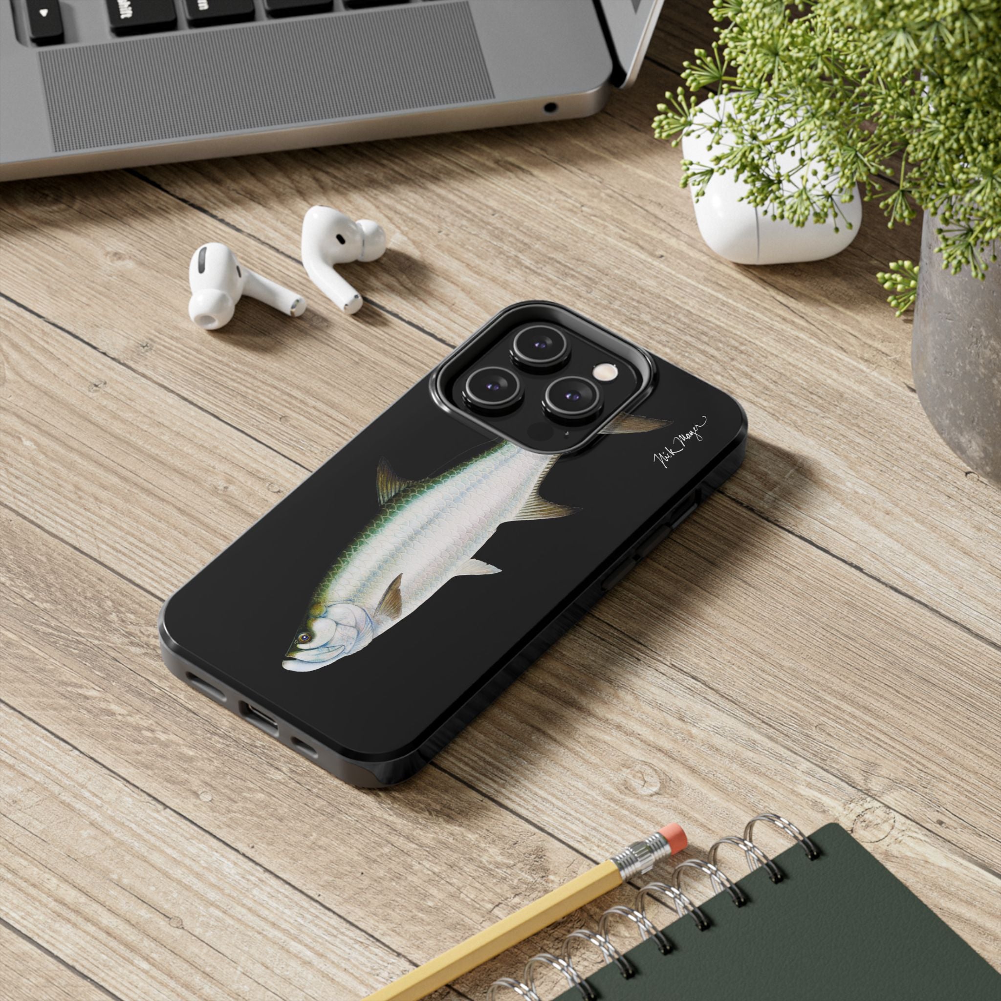 Tarpon Black Phone Case (iPhone)