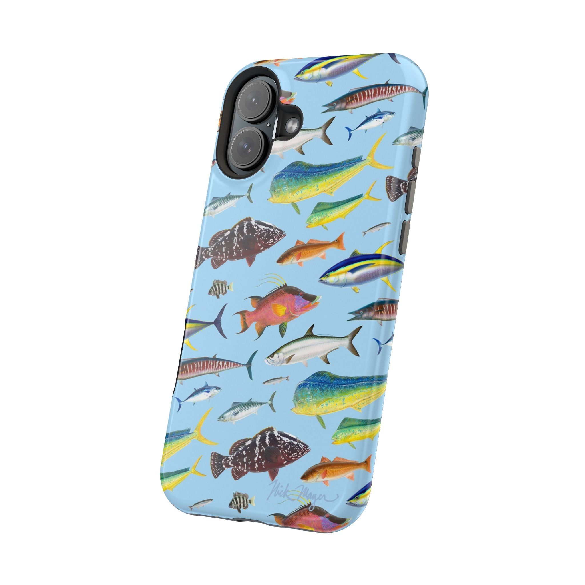 Southern Offshore Fish Blue MagSafe iPhone Case