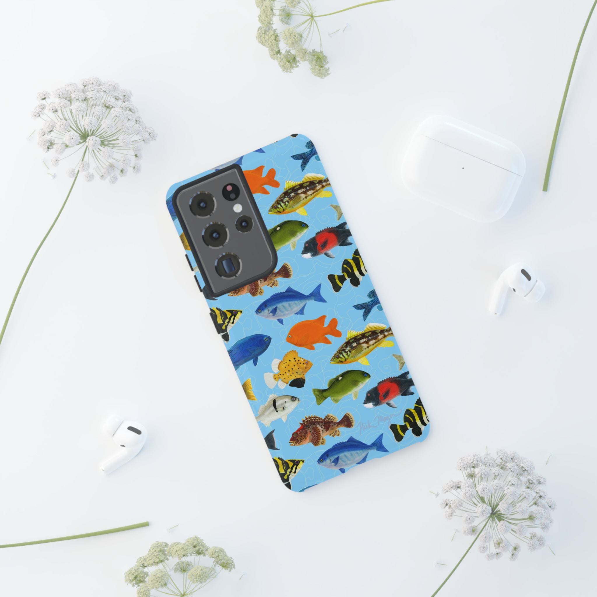 NEW California Fish Blue Phone Case (Samsung)