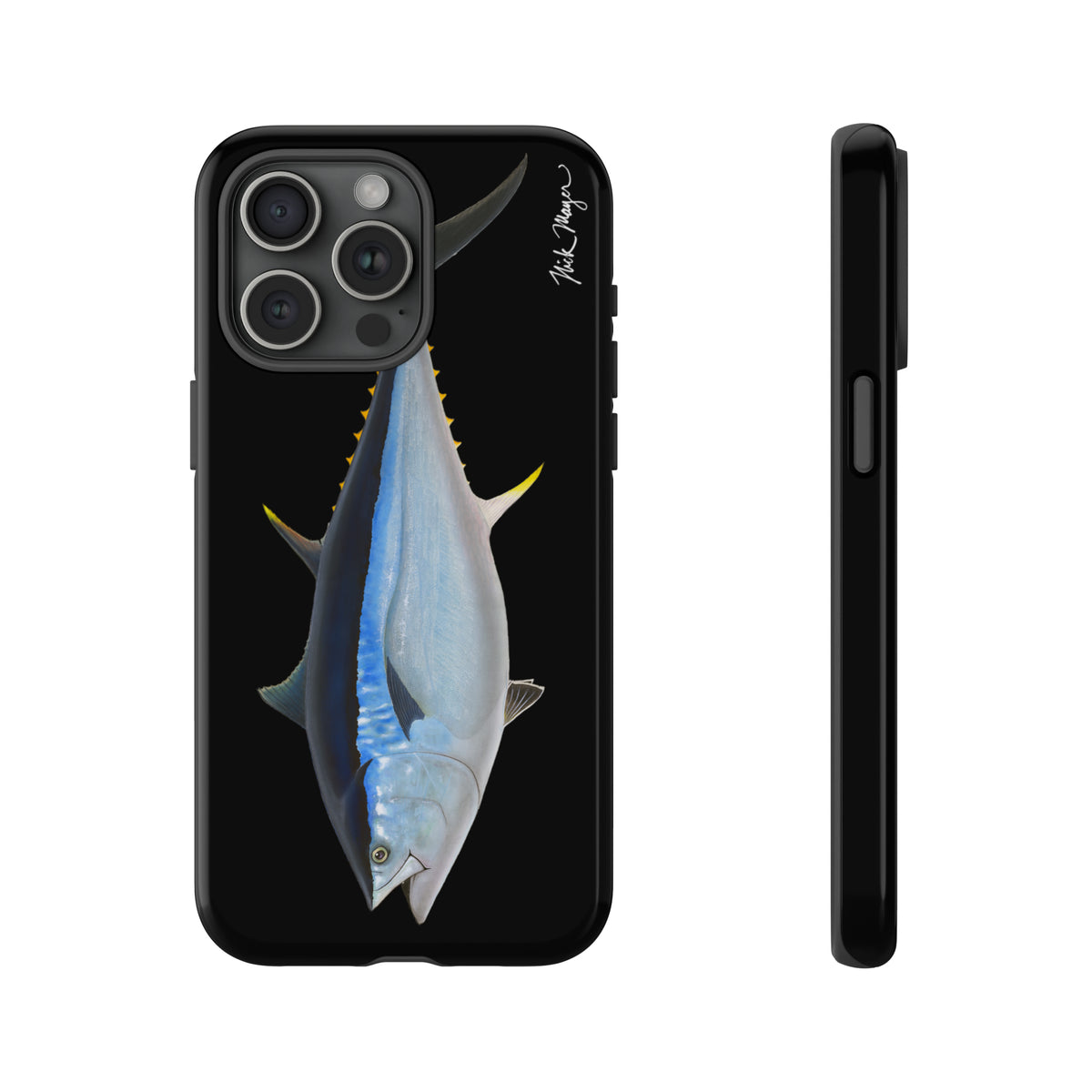Giant Bluefin Black iPhone 15 Case