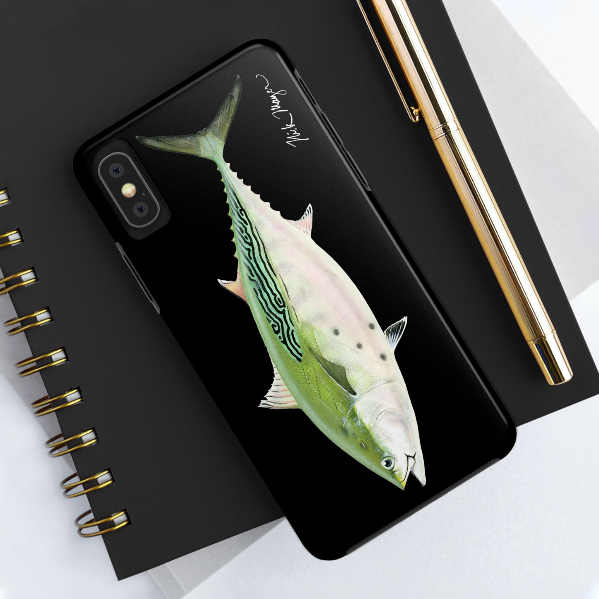 Albie Black Phone Case (iPhone)