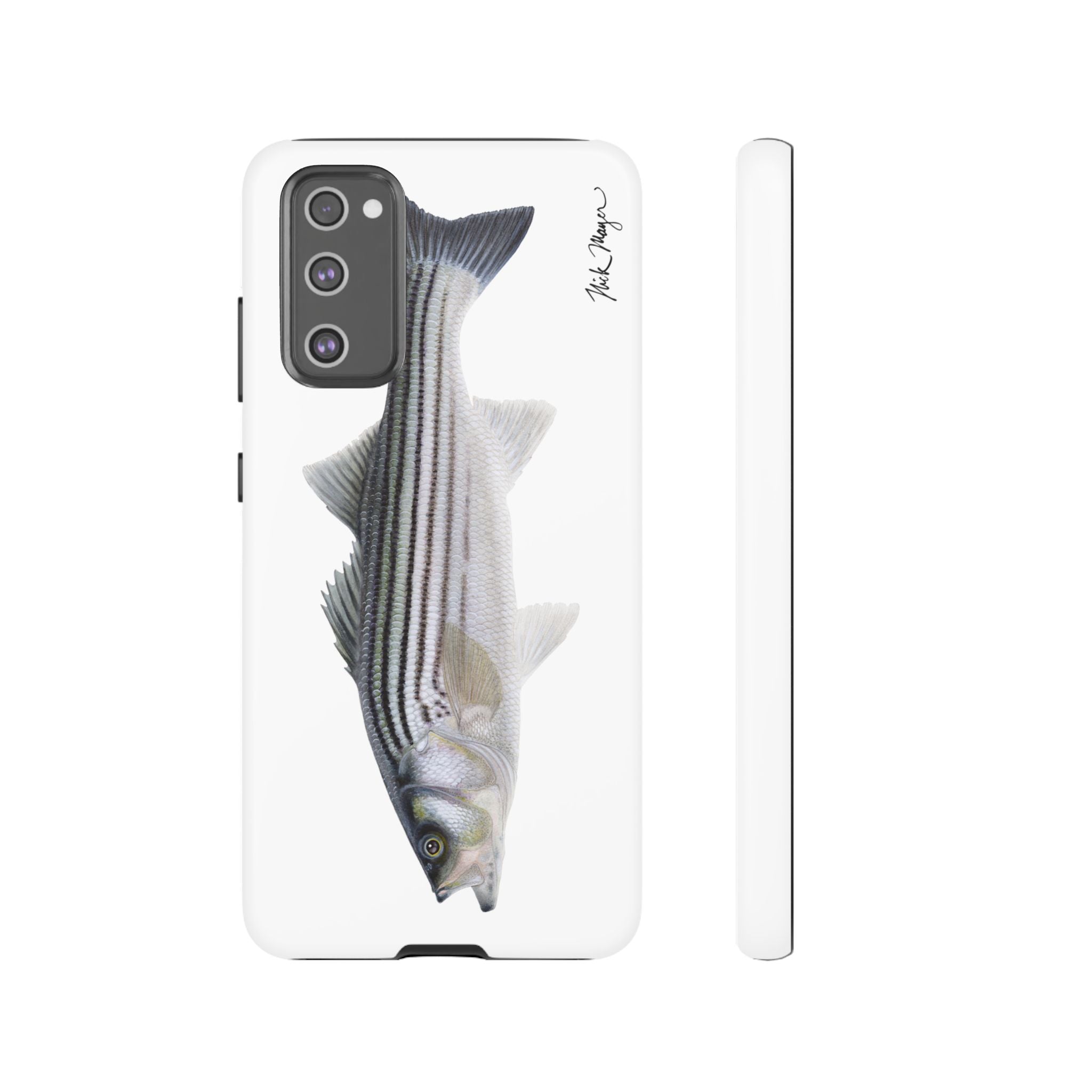 Schoolie Striper White Phone Case (Samsung) Printify