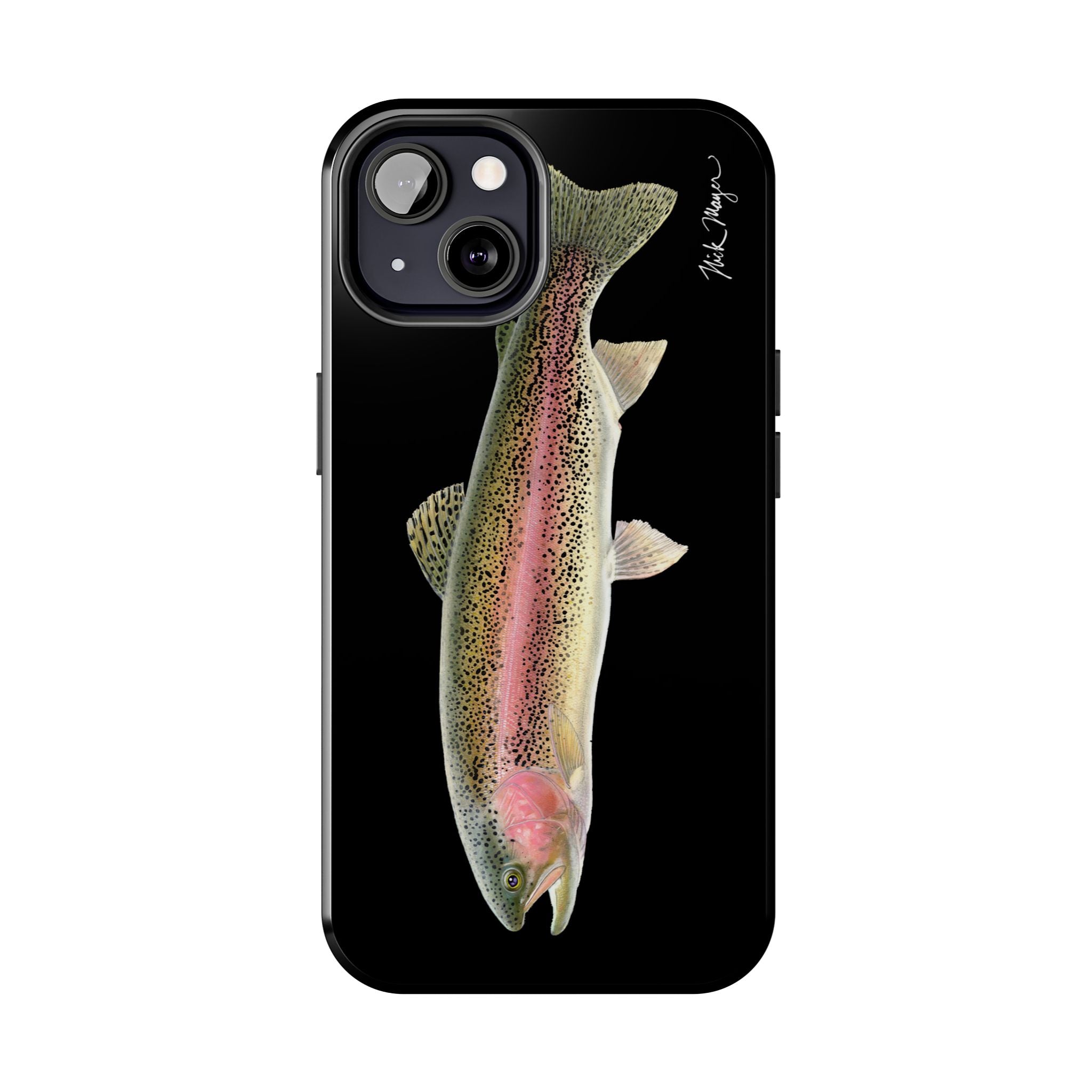Rainbow Trout Black Phone Case (iPhone)