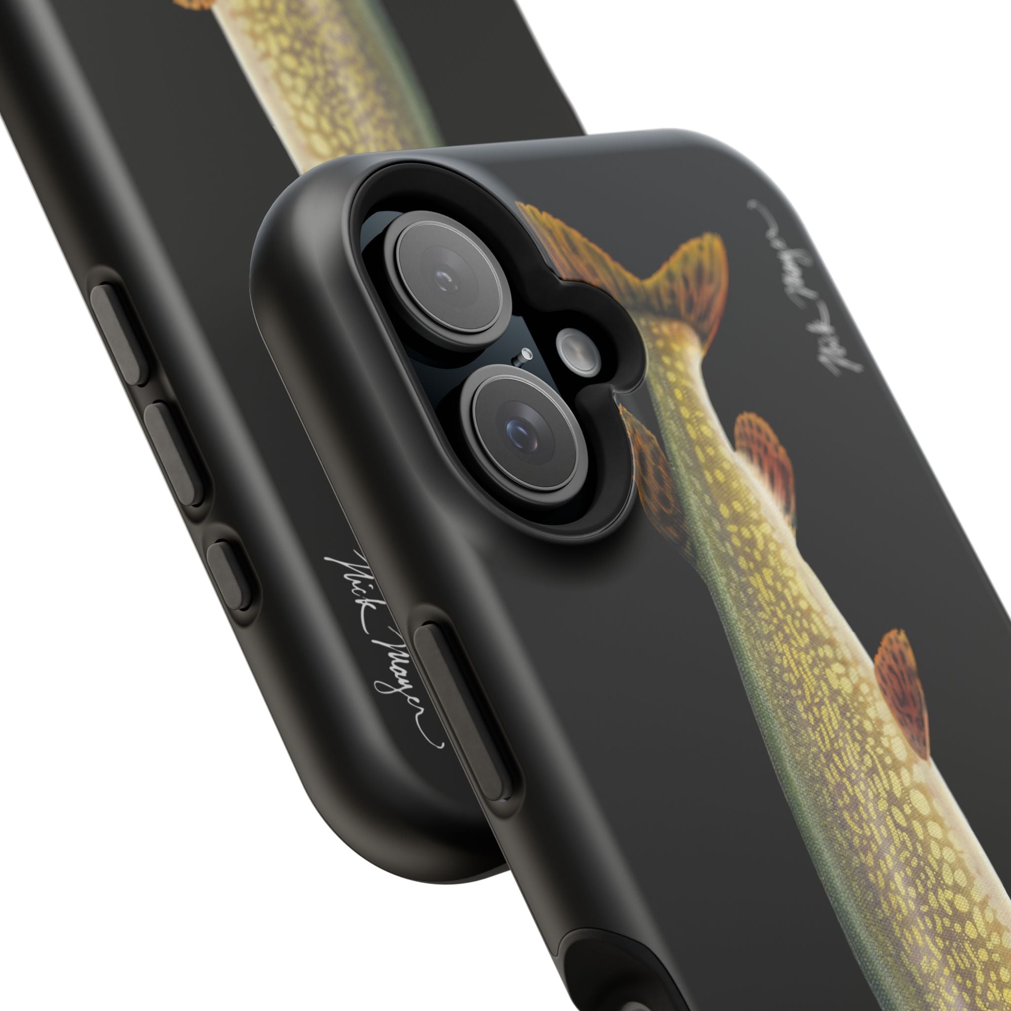 Northern Pike MagSafe Black iPhone Case Printify