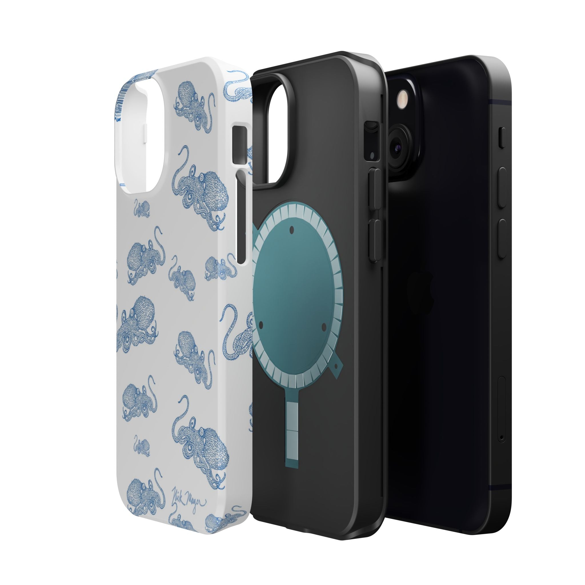 NEW Blue Octopus 2 MagSafe iPhone Case