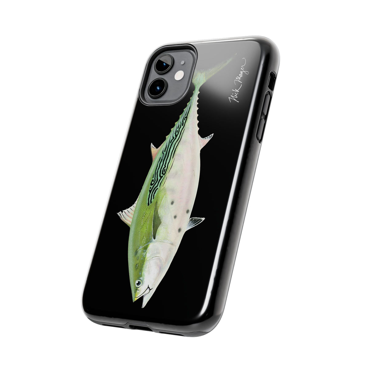 Albie Black Phone Case (iPhone) Printify