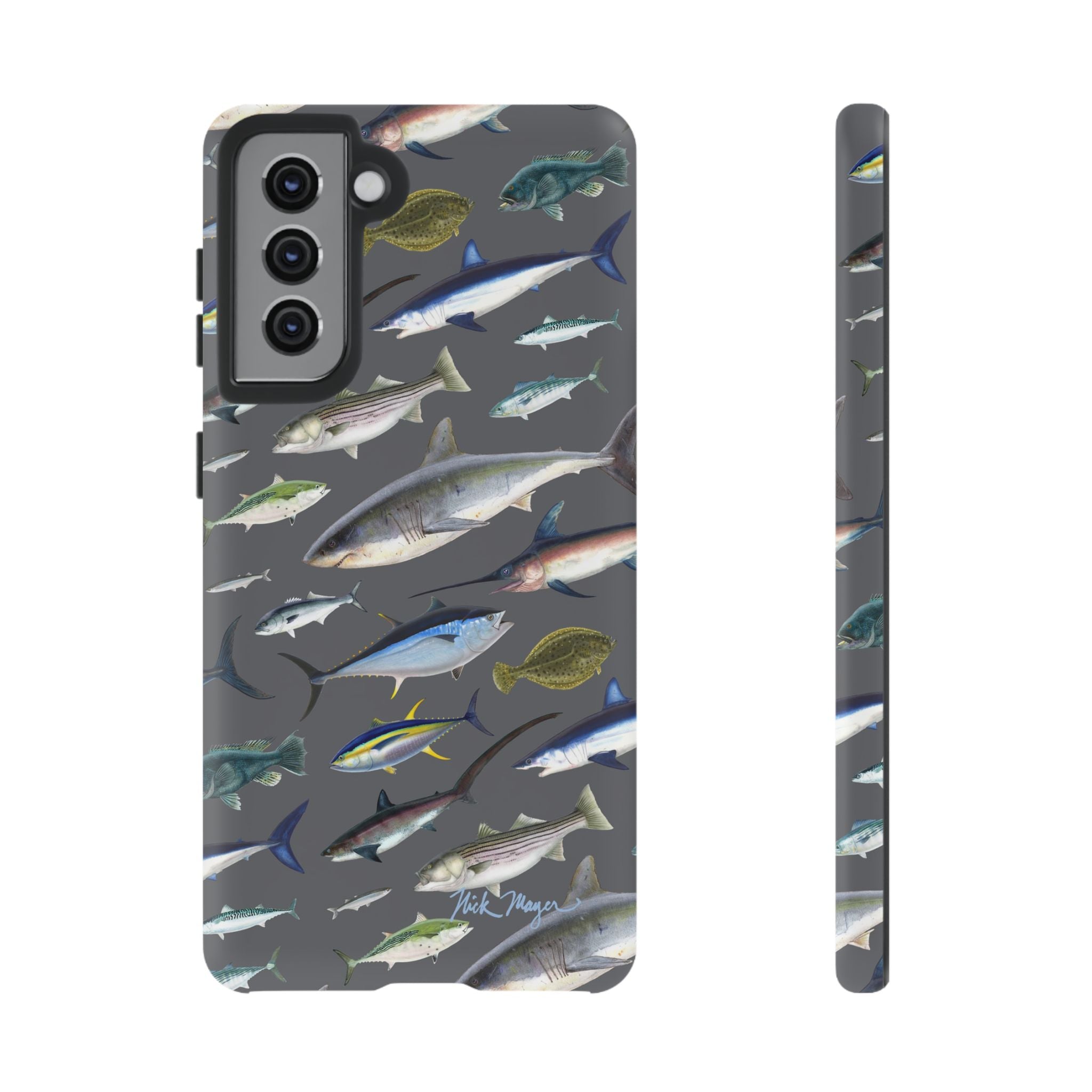 New England Offshore Fish Grey Phone Case, NEW!  (Samsung)