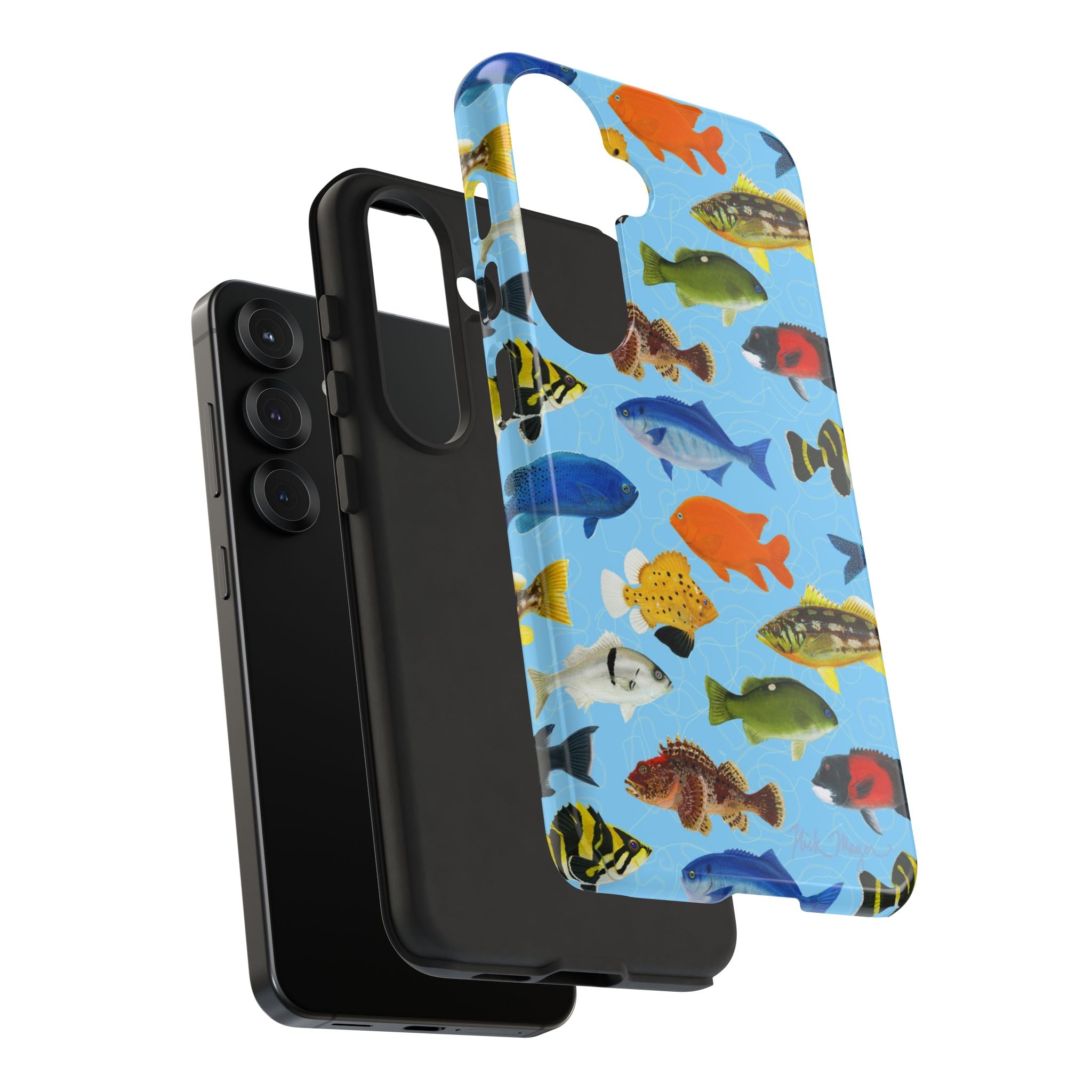 NEW California Fish Blue Phone Case (Samsung)