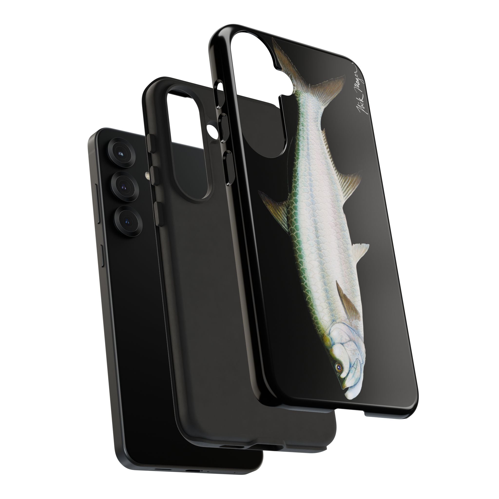 Tarpon Black Phone Case (Samsung) Printify