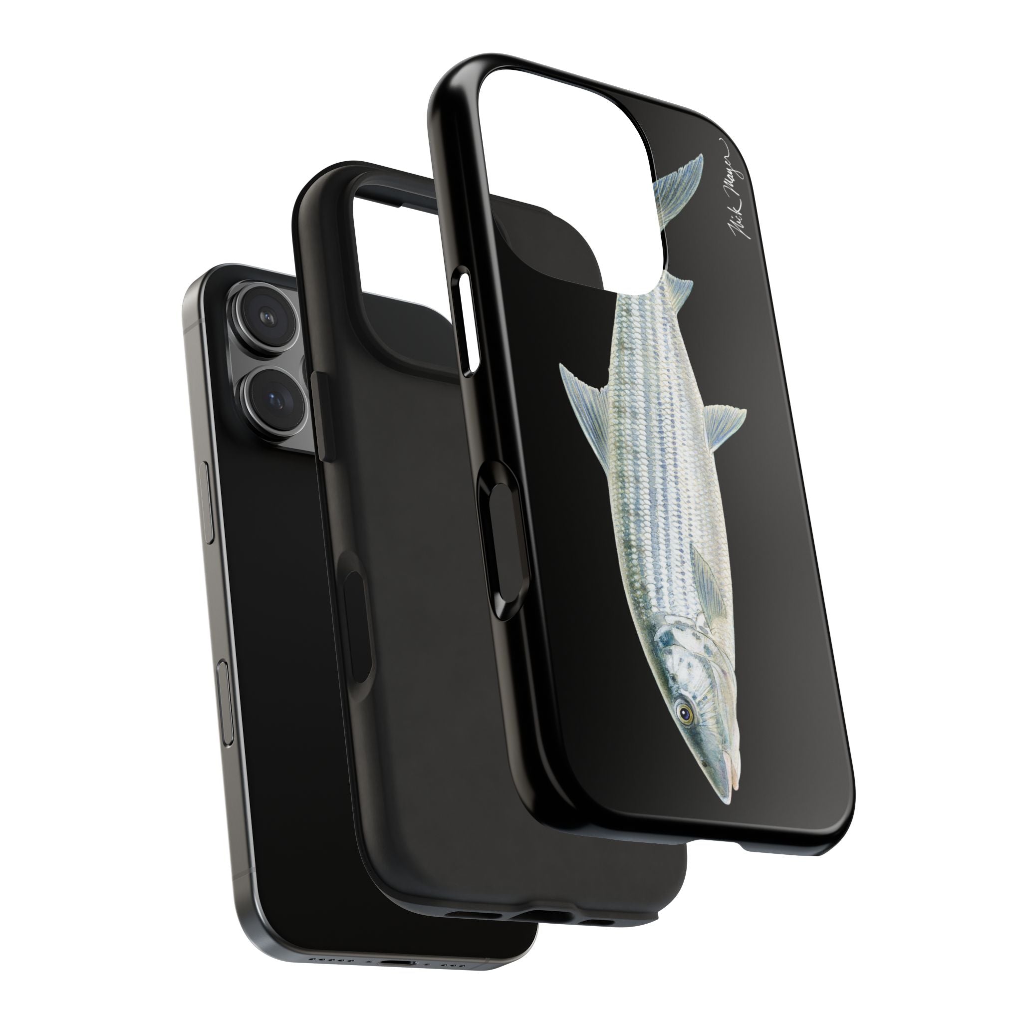 Bonefish Black Phone Case (iPhone)