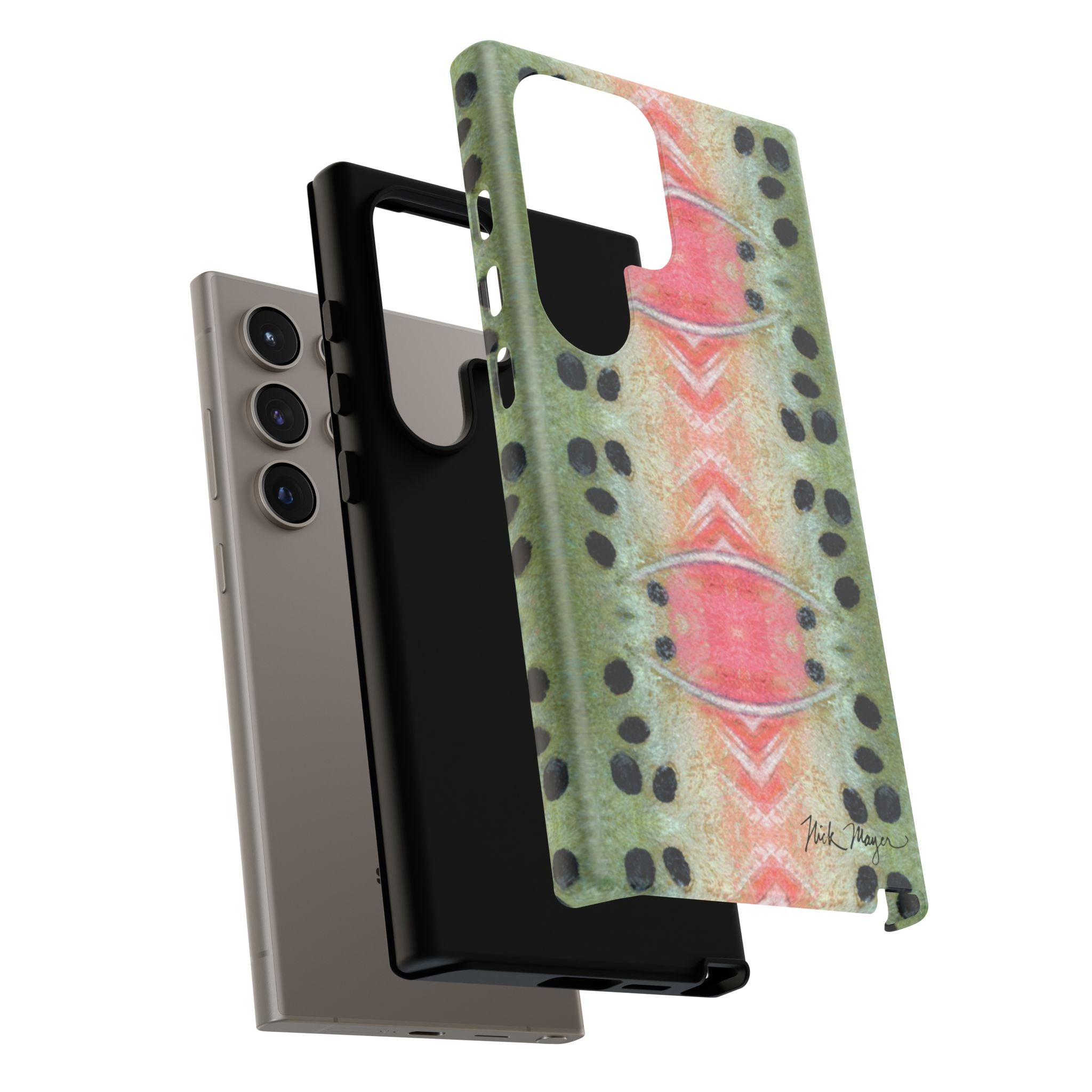 Rainbow Trout Pattern Phone Case (Samsung) Printify