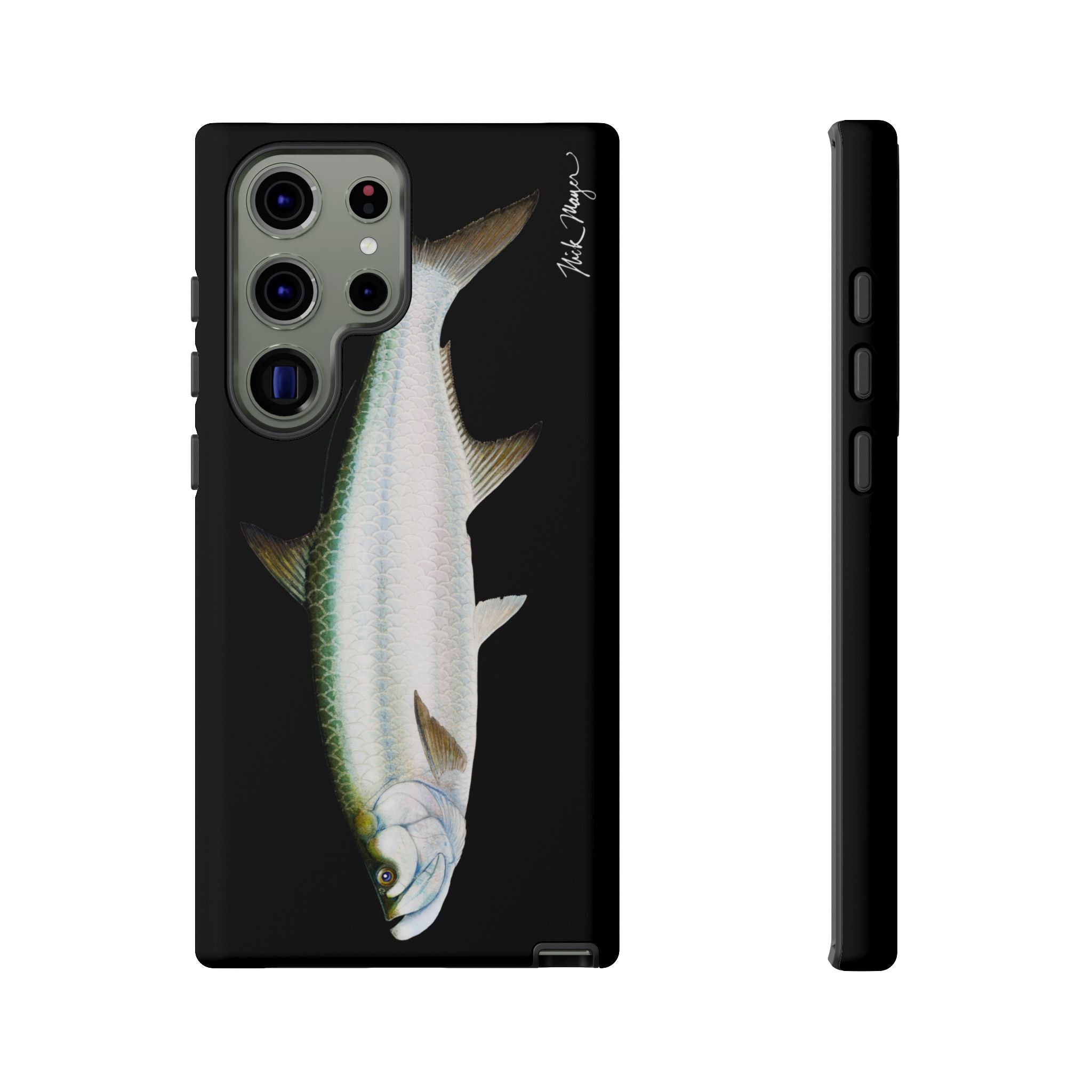 Tarpon Black Phone Case (Samsung) Printify